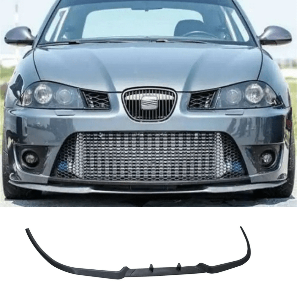 For Mk4 6l -08 R Style Front Bumper Splitter Lip 3pcs Matte Black Autovision