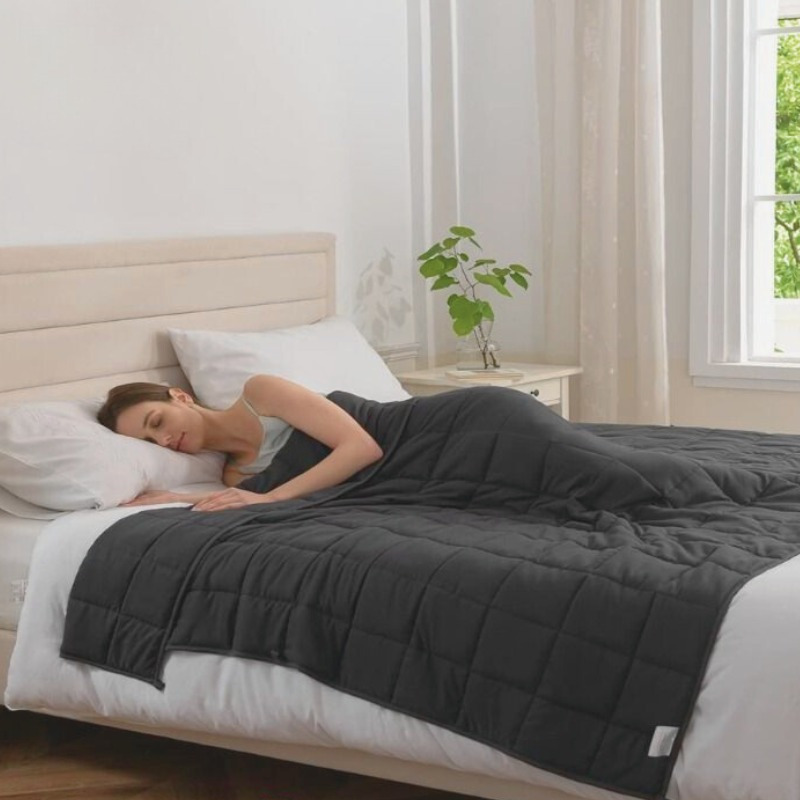 Weighted Blanket For Adults Heavy Blanket For Calm Grey