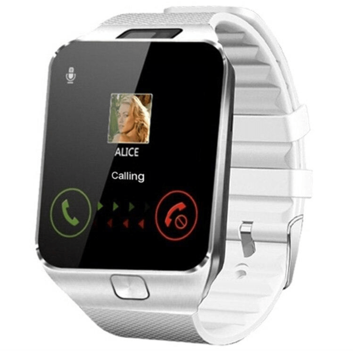 LUNIQUESHOP Montre Connectée JUST, Smartwatch, Appel depuis la montre, Écran Tactile, Notifications, Bluetooth