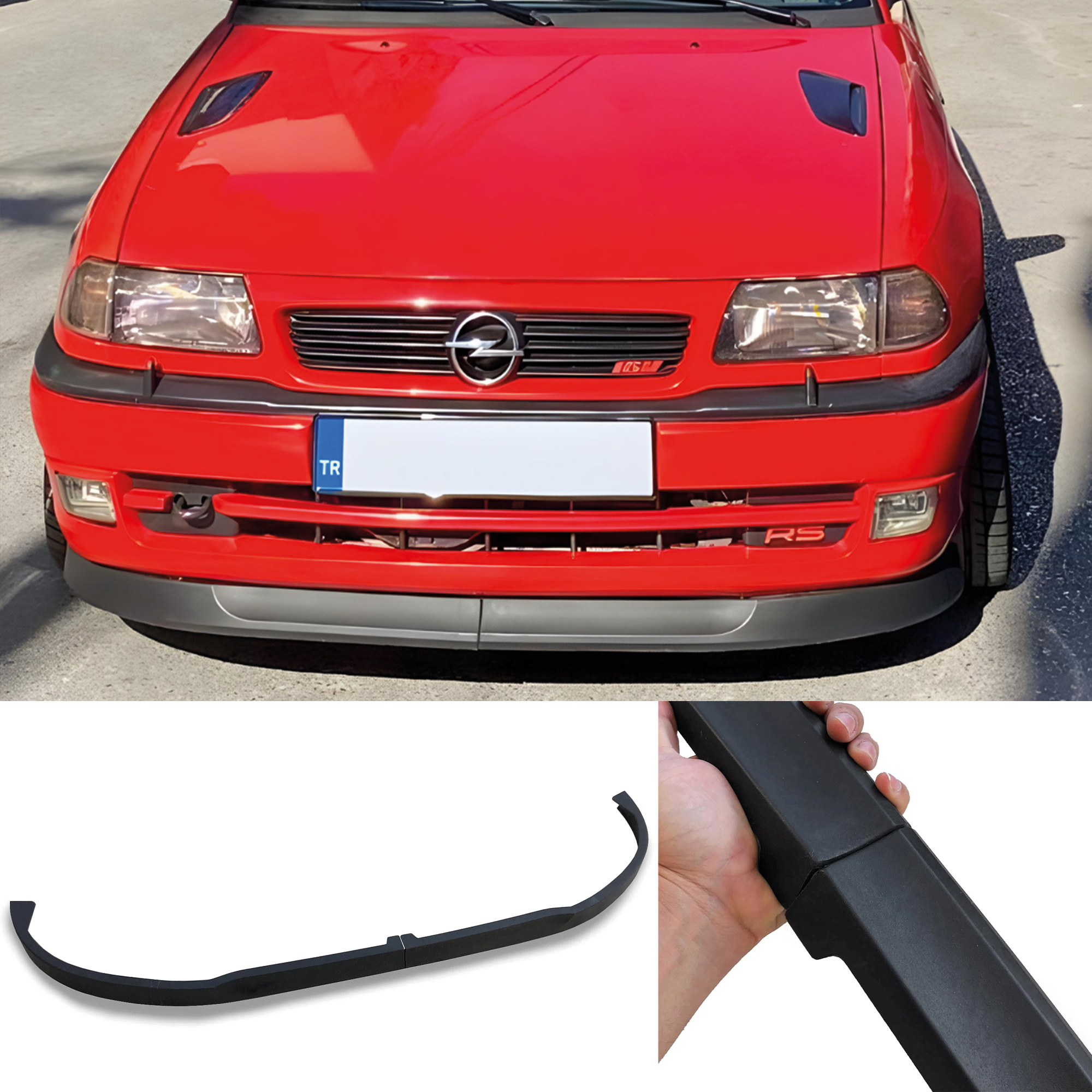 Front Bumper Lip Wrap For F 1991-1998 All Car Adjustable Universal Car Tuning
