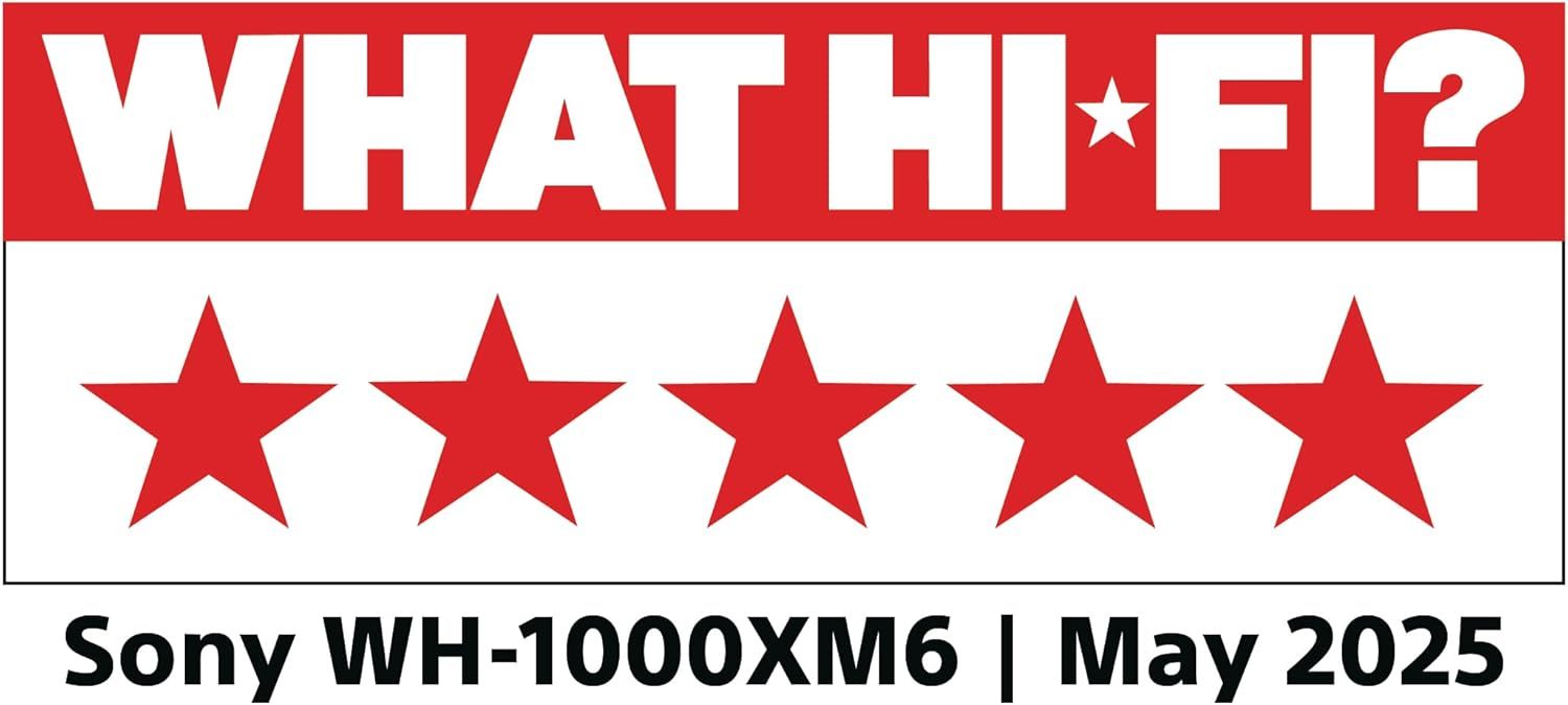 Sony WH-1000XM6 Flagship Noise Cancelling Over-Ear Wireless Bluetooth Headphones, Signature Hi-Res Sound, Ultimate Comfort, Foldable Design, Durable Case, 30 HR Battery, iOS & Android - Midnight Blue