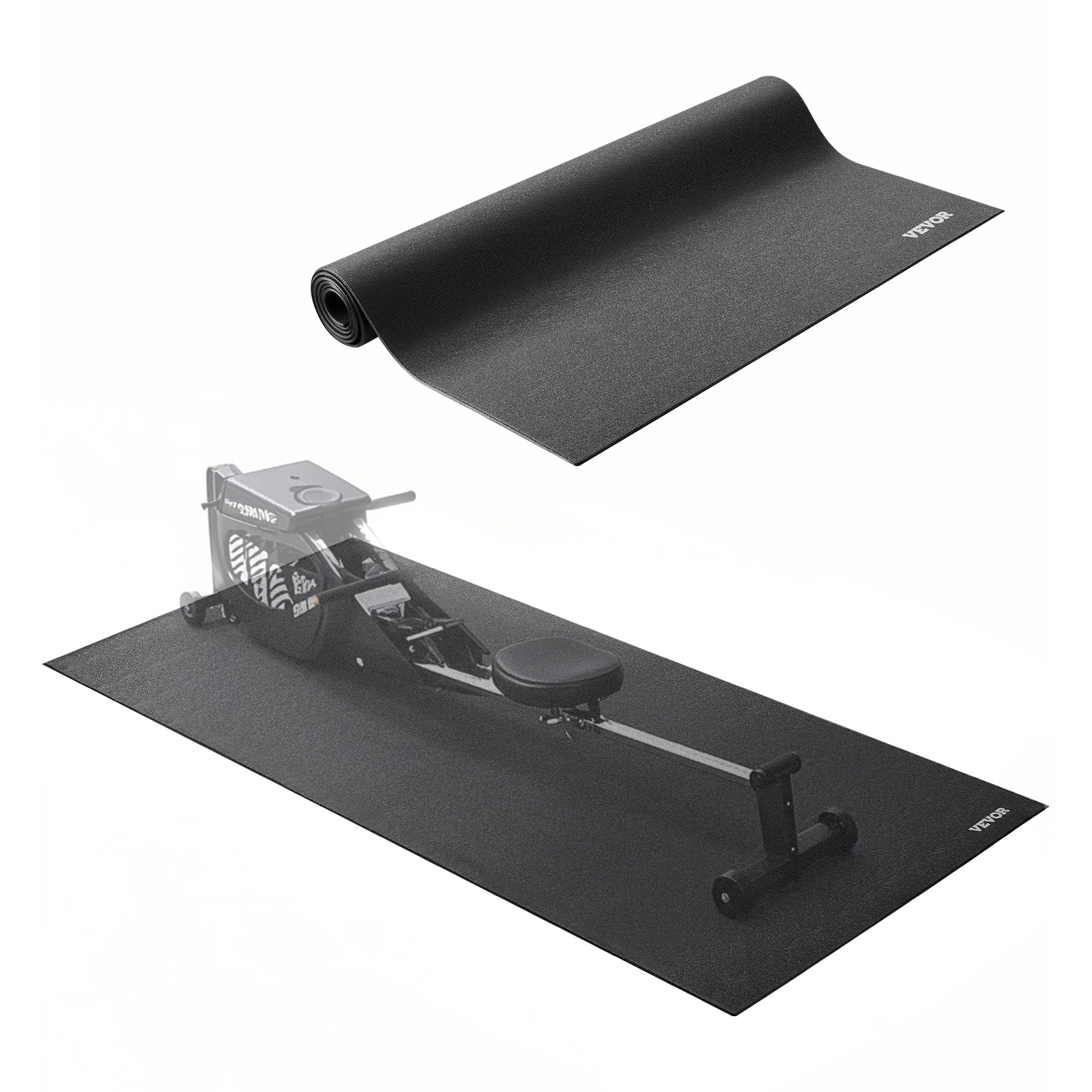 Vevor Treadmill Mat For Carpet Floor 6mm Thick 760x1820mm Exercise Equipment Mat