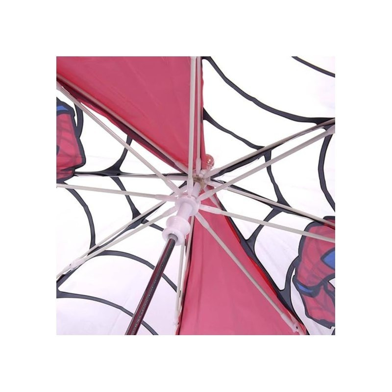 Doorzichtige spiderman paraplu voor kids