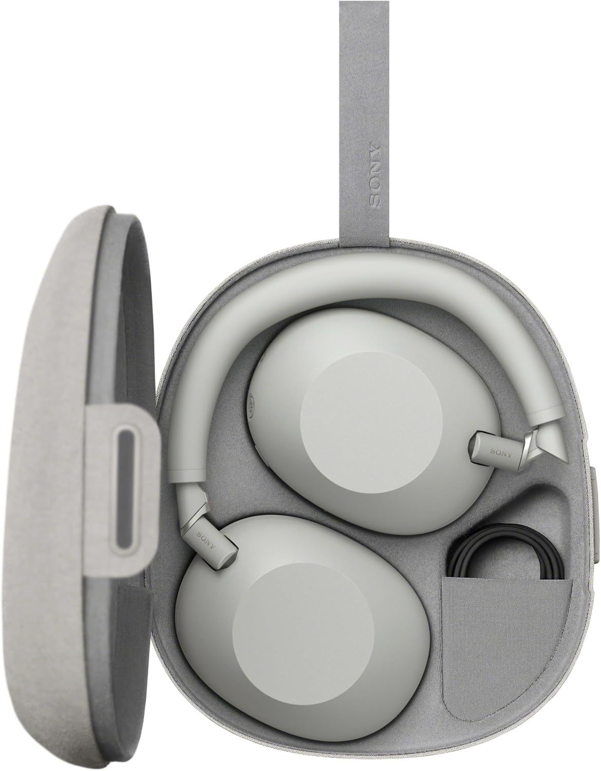 Sony WH-1000XM6 Flagship Noise Cancelling Over-Ear Wireless Bluetooth Headphones, Signature Hi-Res Sound, Ultimate Comfort, Foldable Design, Durable Case, 30 HR Battery, iOS & Android - Silver