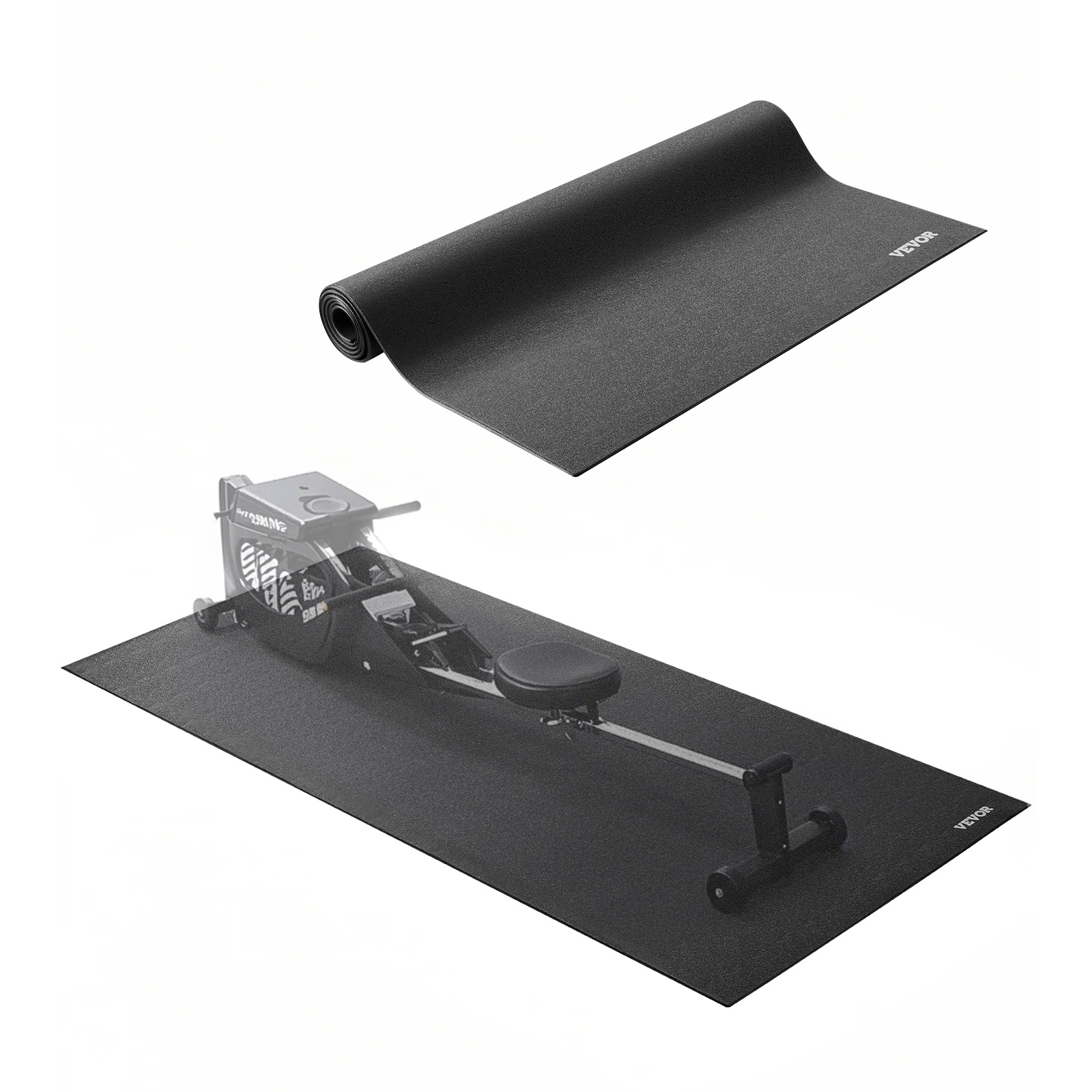 Vevor Treadmill Mat For Carpet Floor 6mm Thick 760x1525mm Exercise Equipment Mat