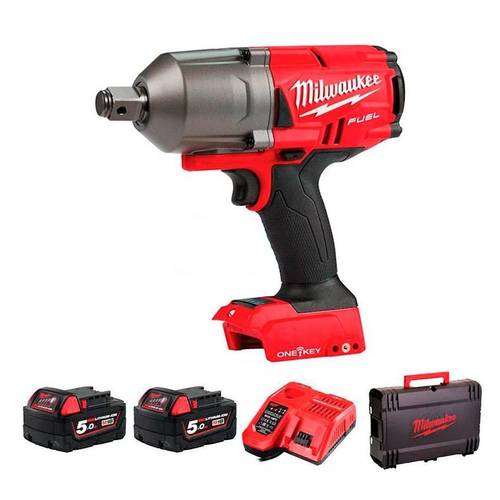 m18 onefhiwf34 502x high torque impact wrench kit 1 627 nm torque compact 213 mm 4 mode drive control with m18 b5 5 ah battery charger