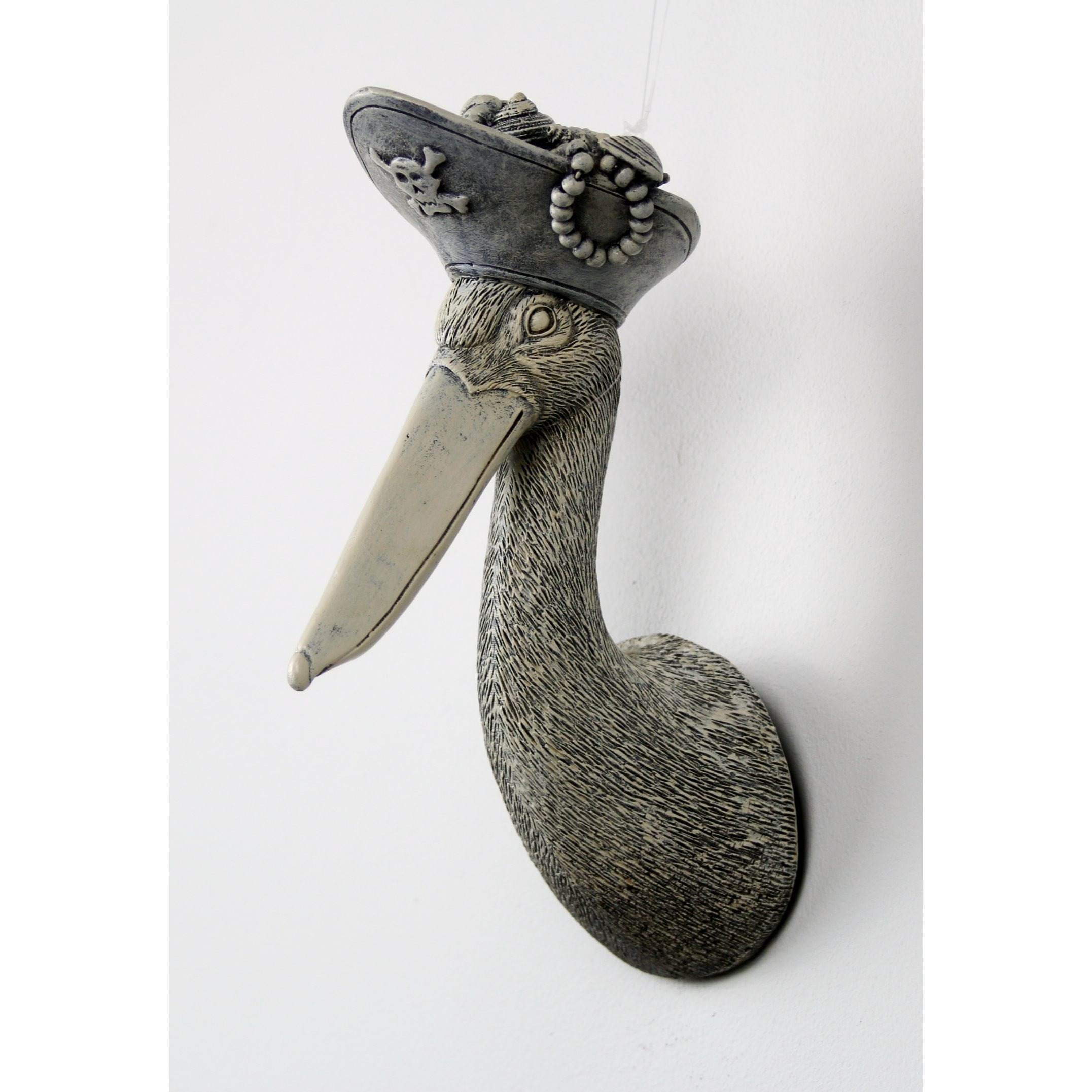 Image of White-gray For The Wall, 21×37 Cm. Stylish Maritime Decoration.