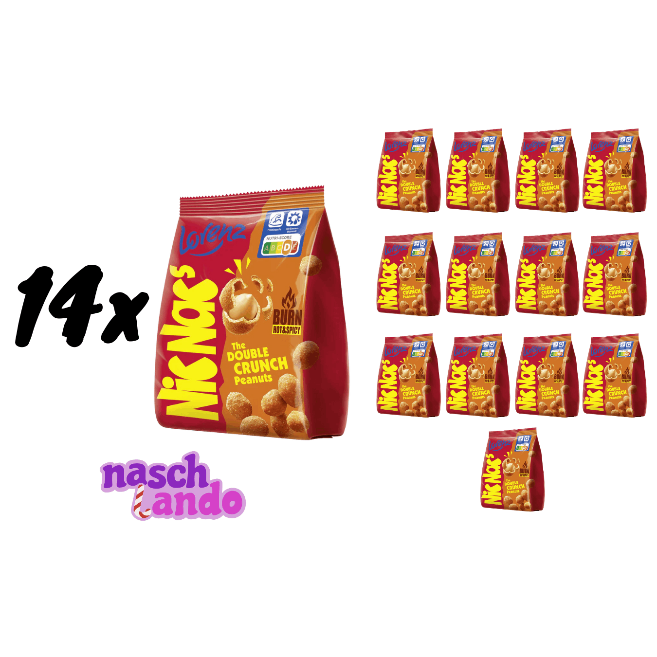 14x Nic Nac's Burn 110g