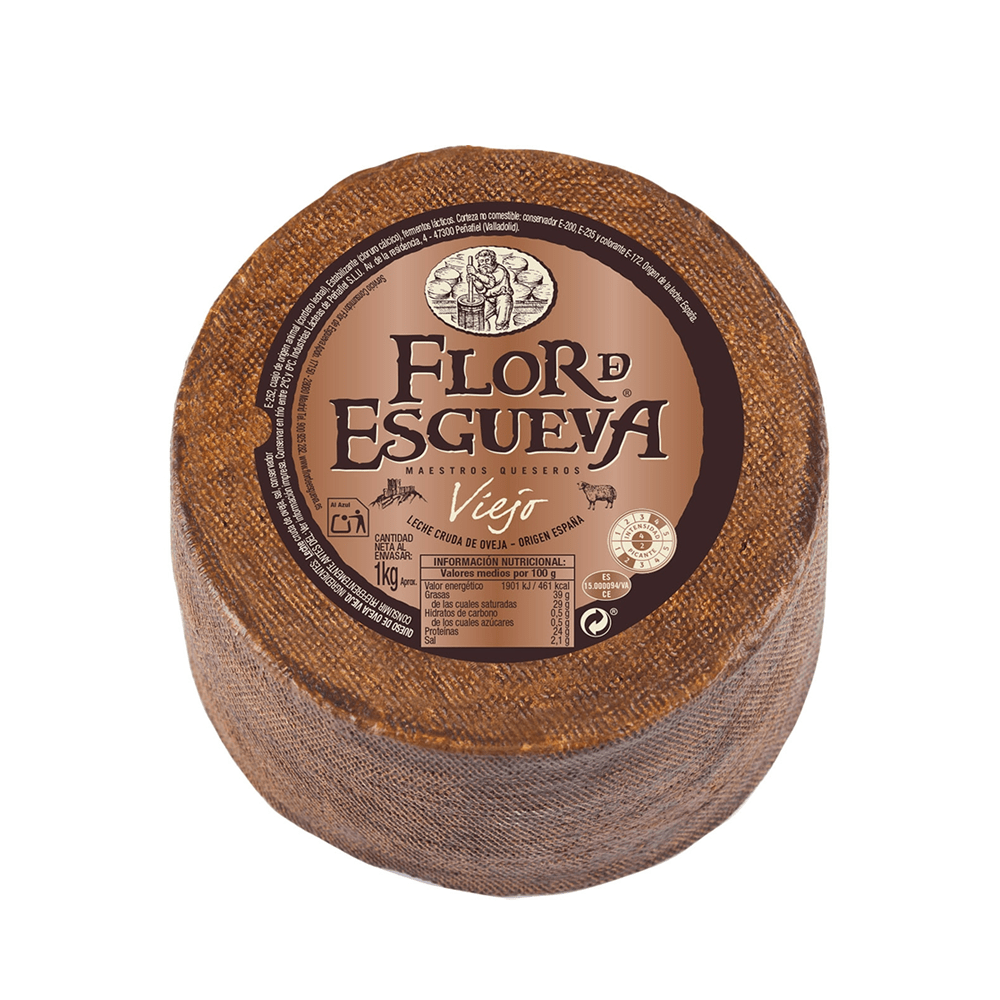 Queso Curado Flor Esgueva ENTERO 1kilo