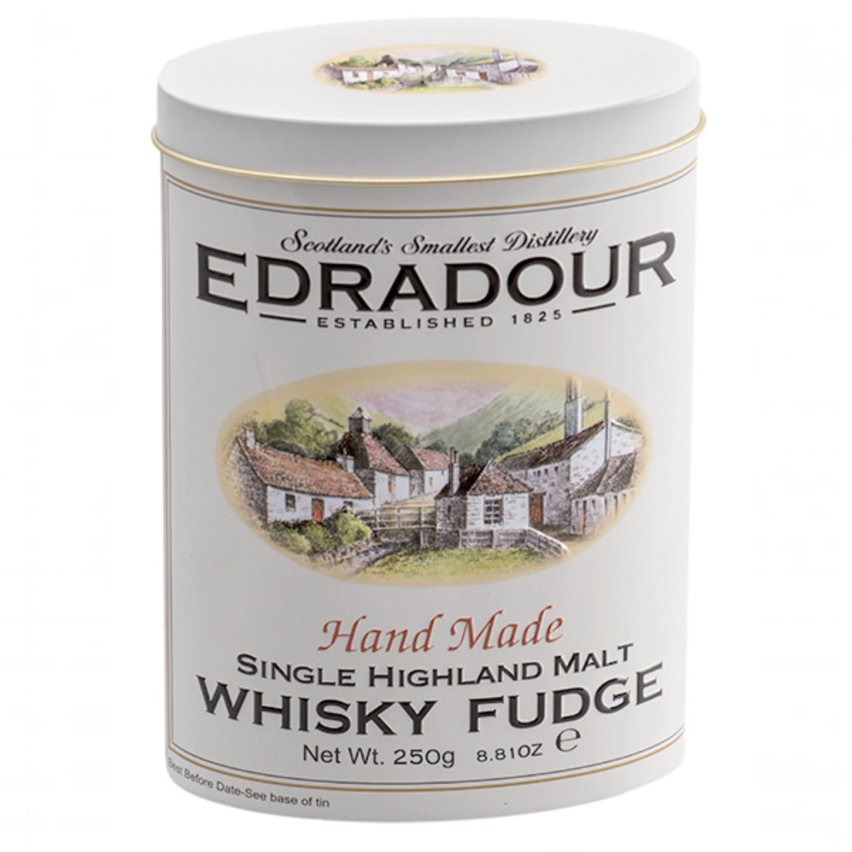 Top Food Edradour Single Malt Whisky Fudge Handmade In Gift Box, 250g