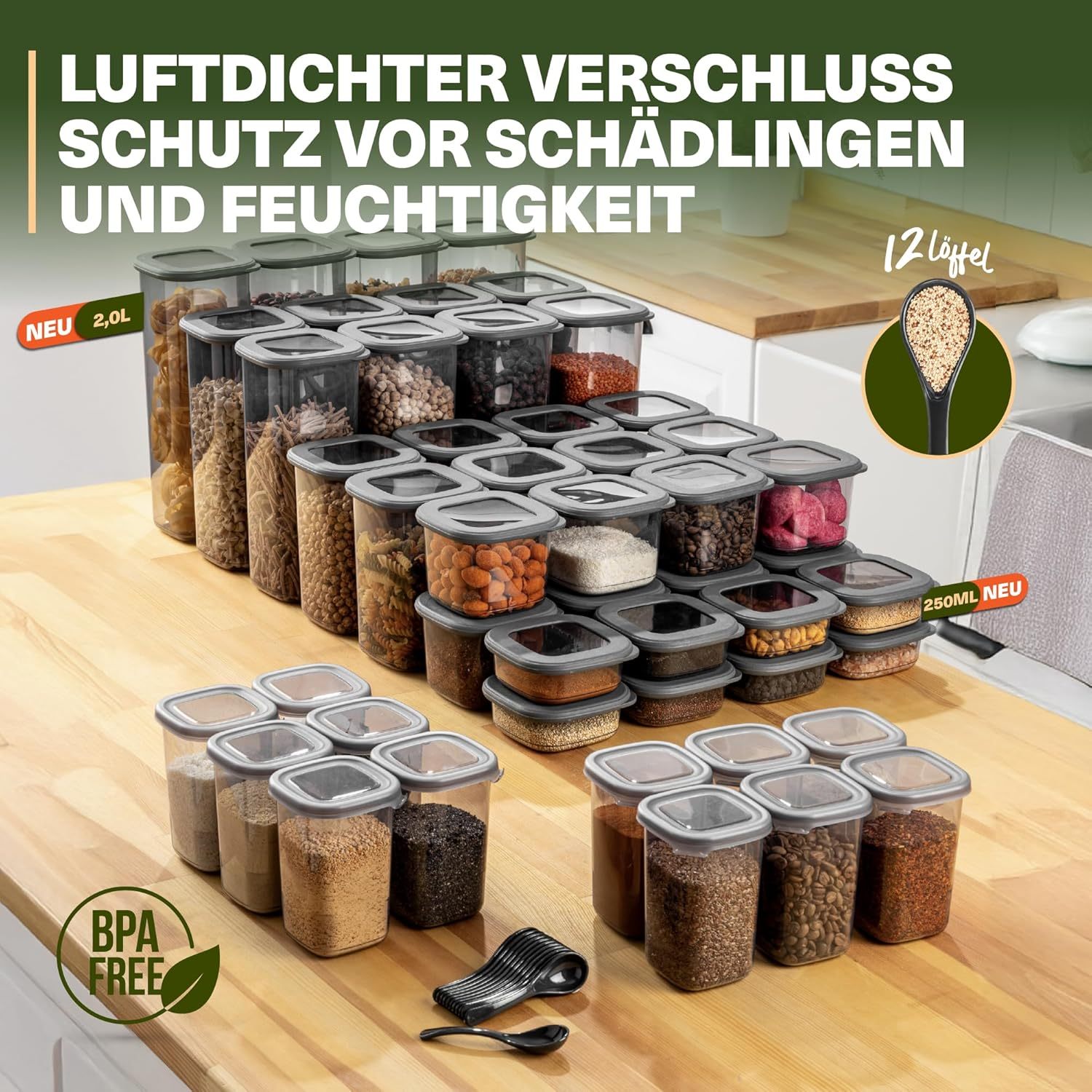 vorratsdosen deckel luftdicht vorratsbehälter