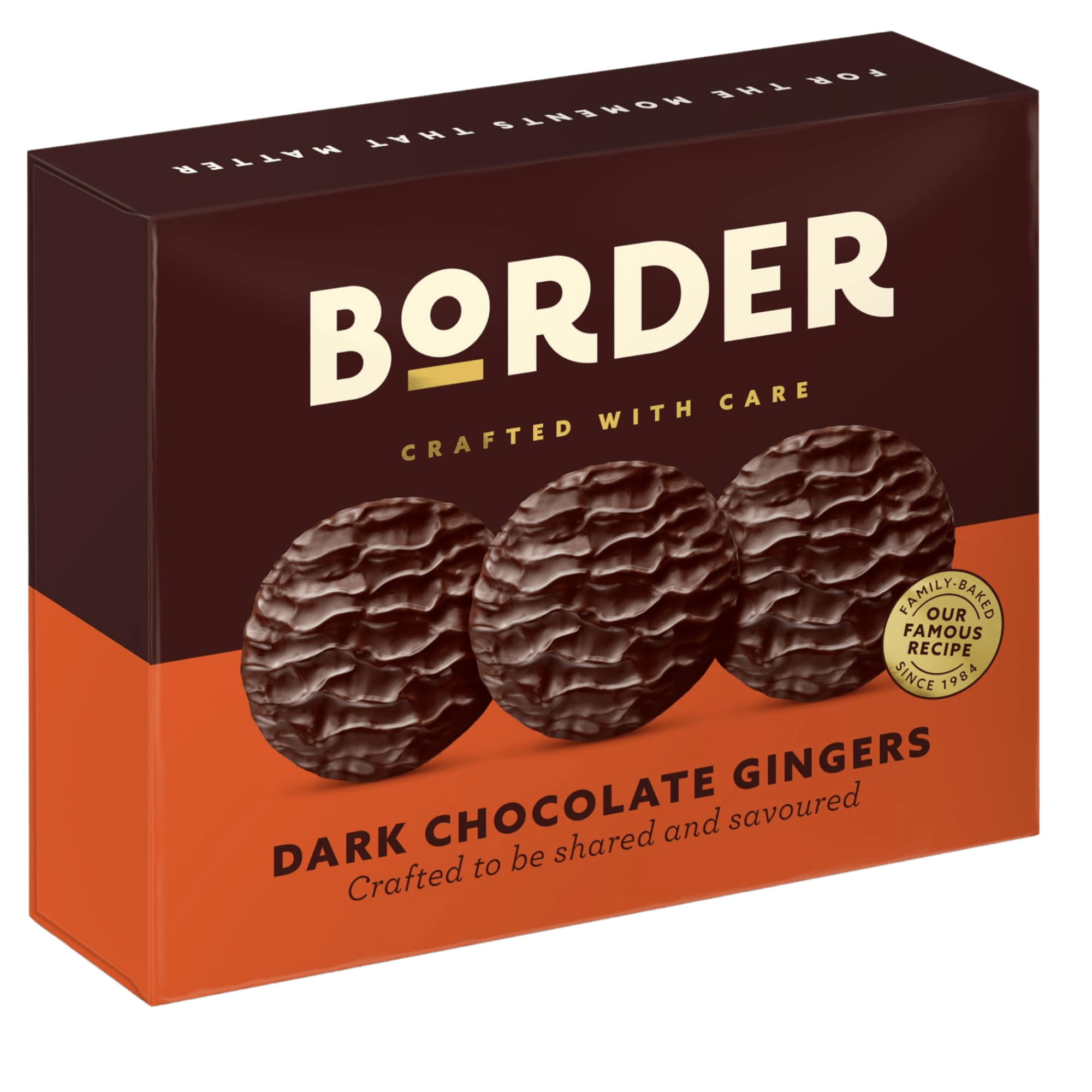 TEMU Border Dark Chocolate Ginger Biscuits Gift Box – 255g – Uk’s No.1 Chocolate Ginger Biscuit – Premium Dark Chocolate With Fiery Ginger