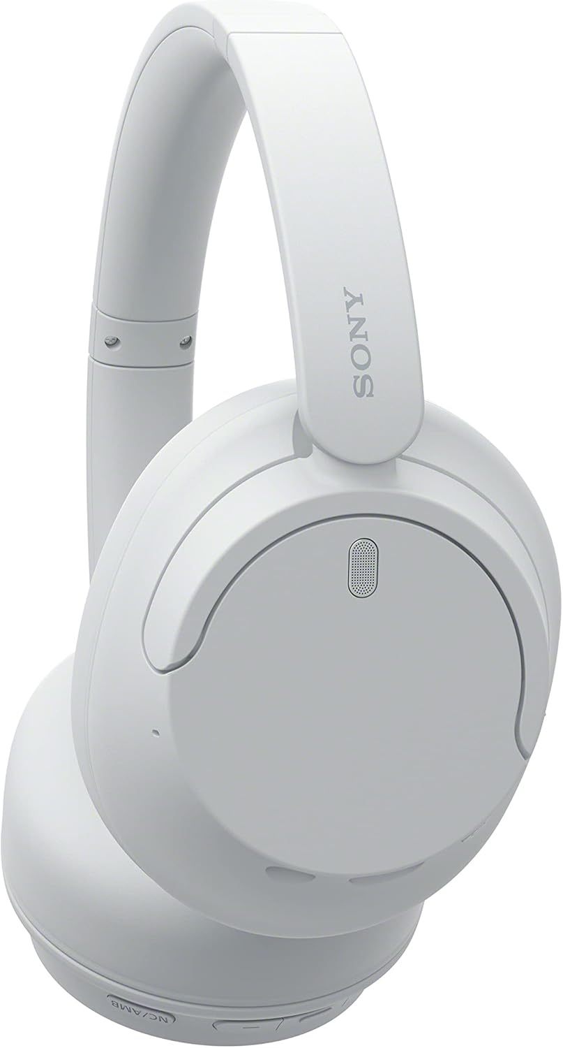 Sony WH-CH720N Wireless Bluetooth Noise Cancelling Over-Ear Headphones, Ambient Sound Mode, Lightweight Design, up to 50 hr battery life, iOS & Android - White