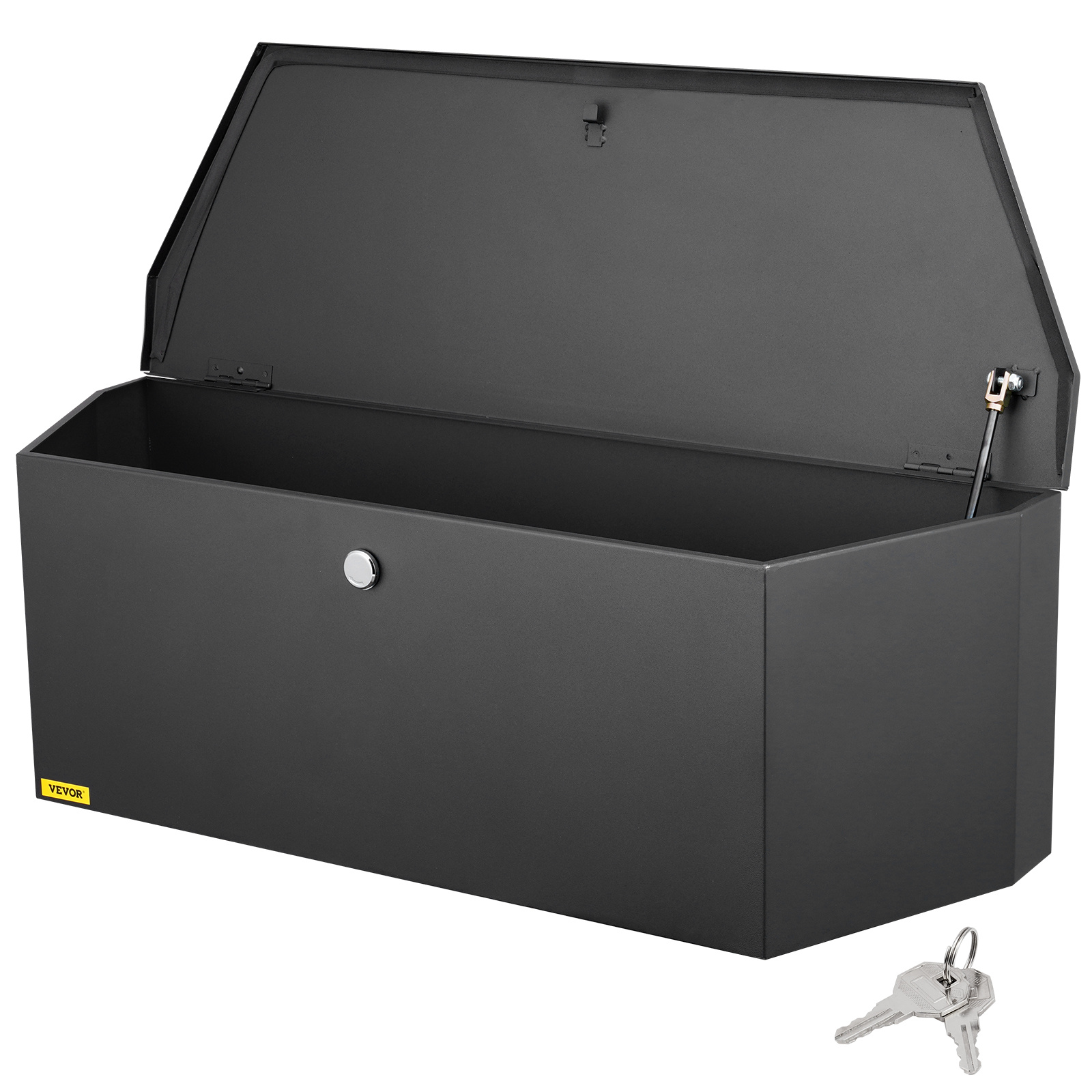 TEMU Vevor Trailer Storage Box 36 X 12 X 12 Inch Carbon Steel   Lock Keys
