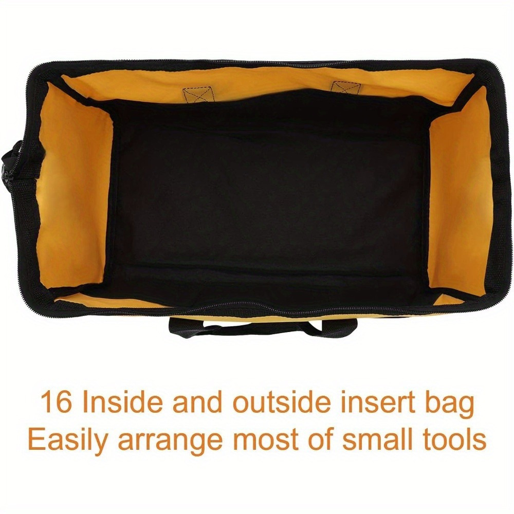 Heavy Duty Multi-Purpose Tote Tool Bag with Adjustable Strap