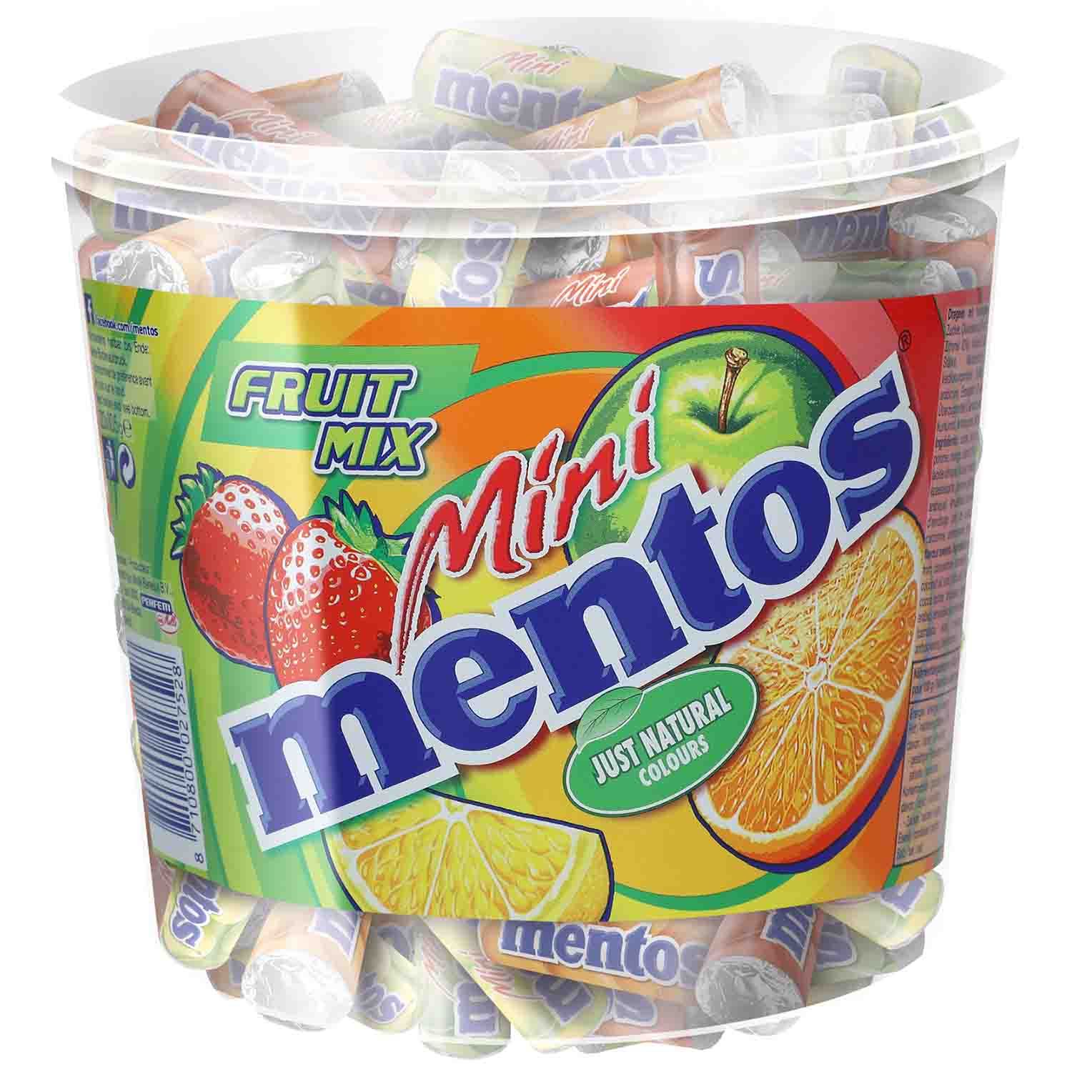 Mentos Mini Fruit Mix 120er Eimer 1260g
