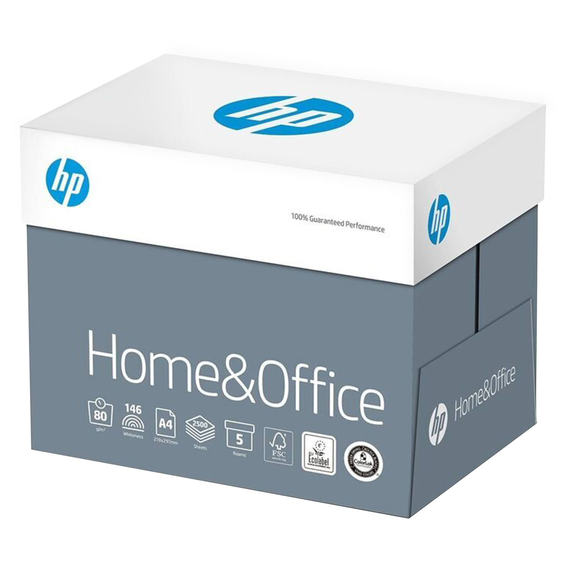 E-shop HP - 2.500 Blatt - CHP150 - - DIN A4 - 80g - Weiß - für Zuhause und Büro - 5 x 500 Blatt