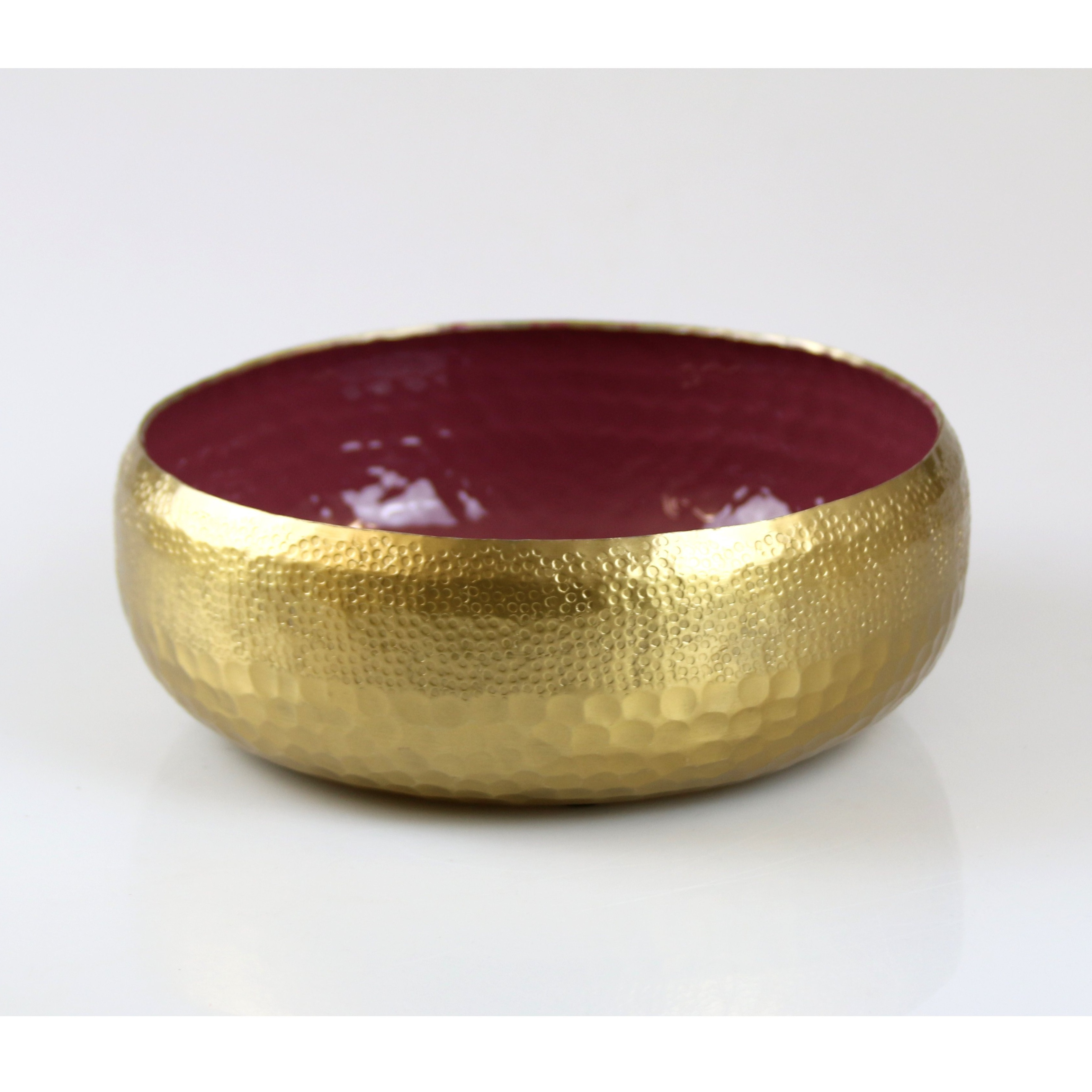 Image of Red Enamel Aluminum Bowl, 25×9 Cm – Stylish And Practical