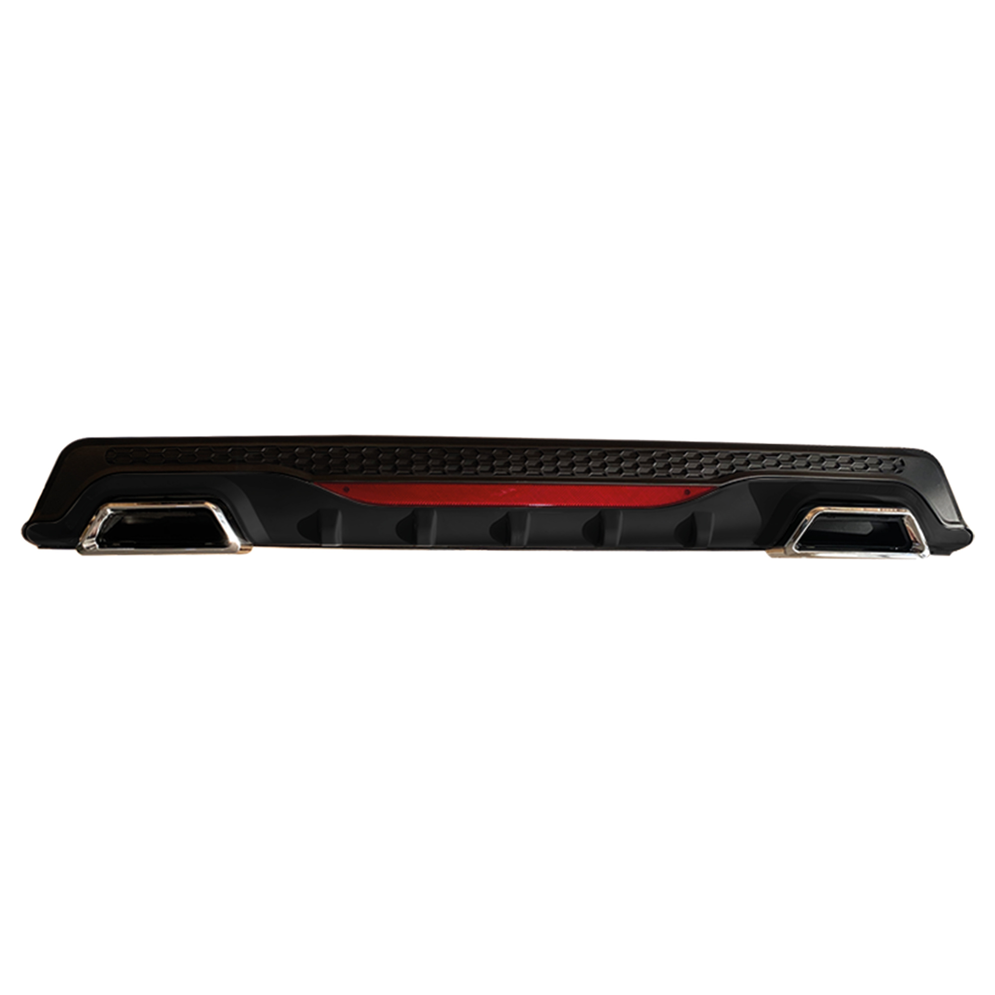 Universal Rear Diffuser C Type Sq Style Car Styling Body Kit Spoiler Bumper Lip Splitter Abs