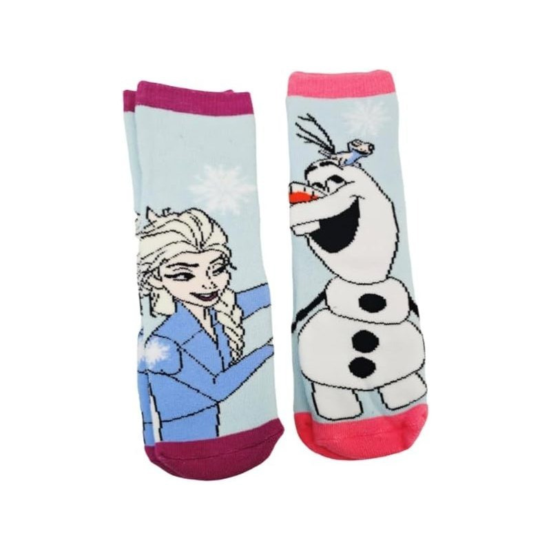 TEMU Frozen- 2 Calzini antiscivolo ufficiali Calze bambini Frozen anti scivolo