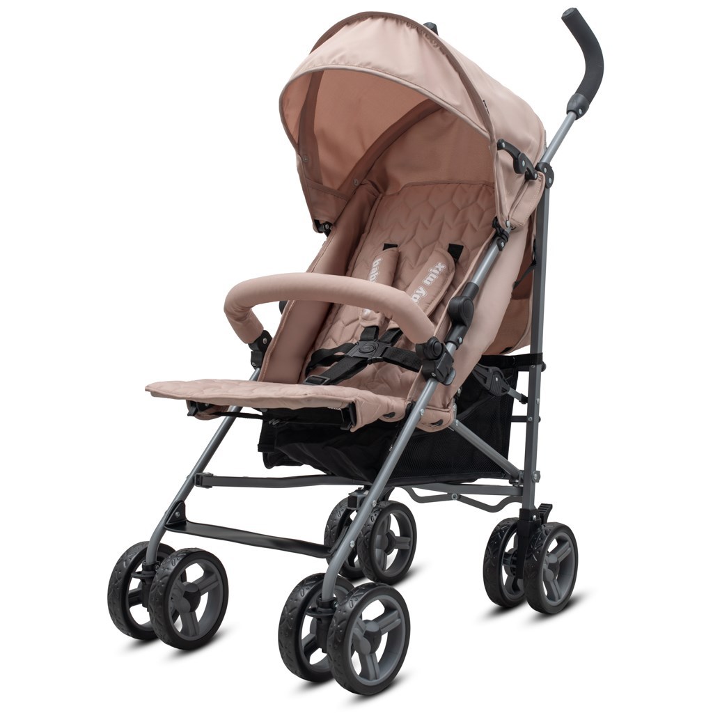 Kinderwagen, Paraplu, Olijf Baby Mix Beige Klein Gewicht