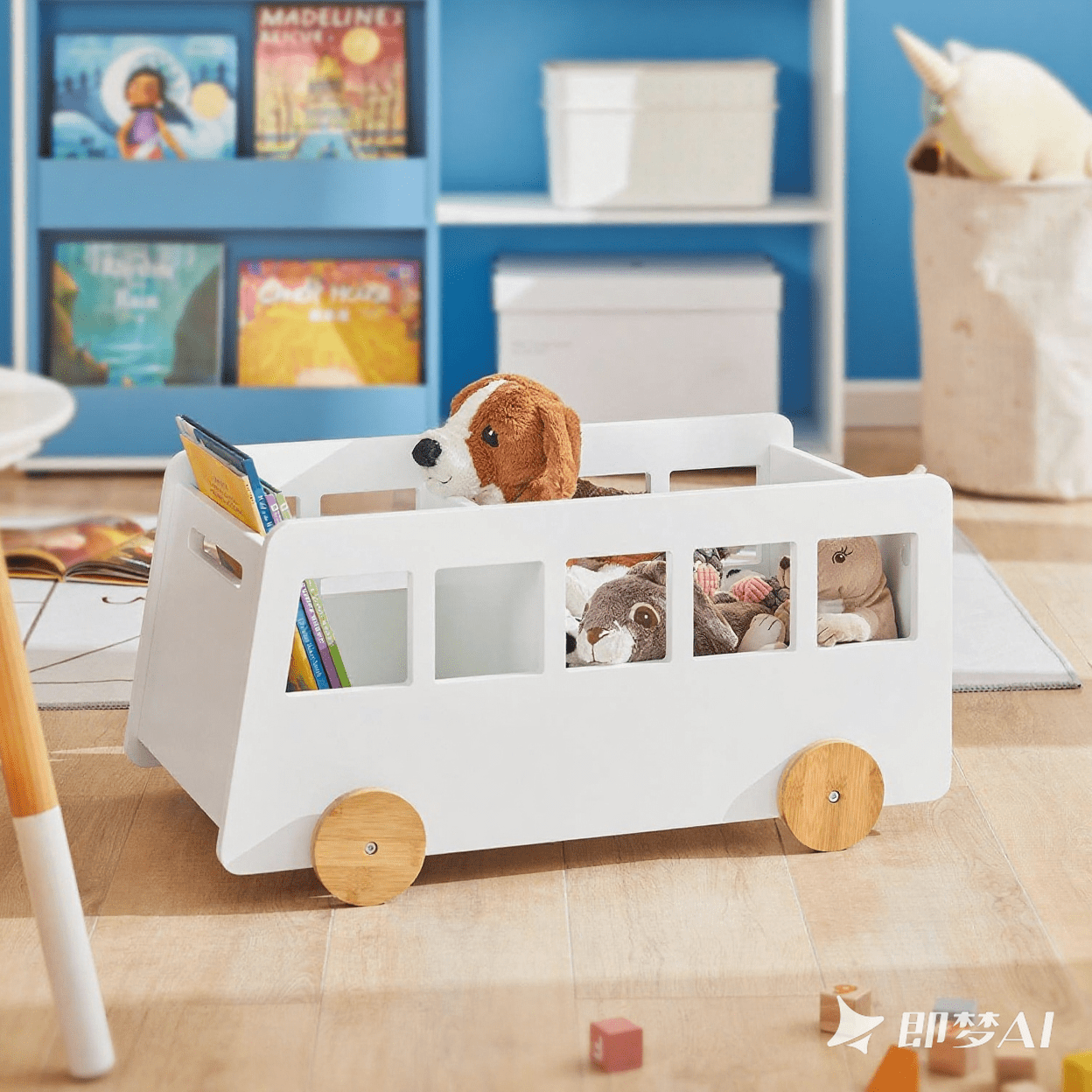 TEMU Children's Bookshelf Storage Shelf For Kids Bookshelf