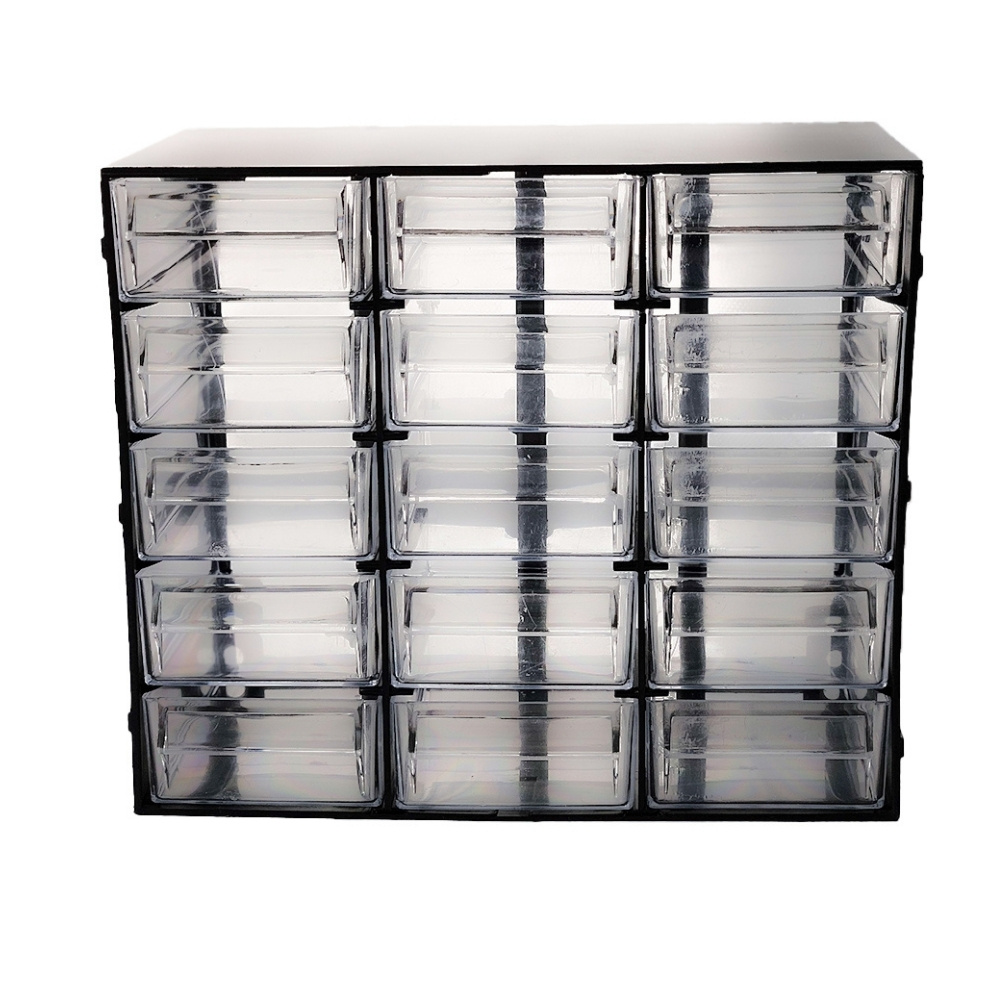 Image of 15-compartment Screw Sorting Box, Small Parts Organizer, Tool Storage Box, Workshop Organizer, Assortment Box For Small Parts And Accessories