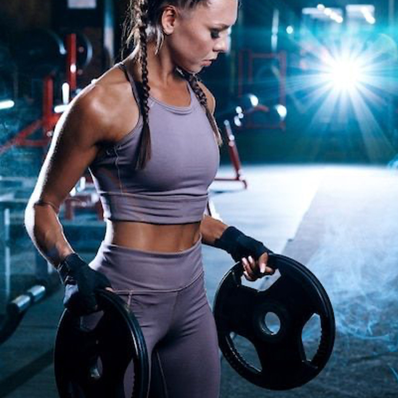 50kg Tri-Grip Weight Plate Set with 5ft Barbell