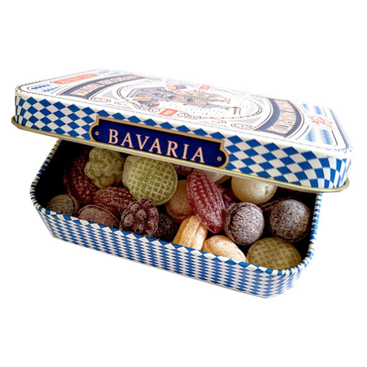 Eduard Edel Bavaria Fruit Mix In A Tin, Unfilled Hard Candies, 90g