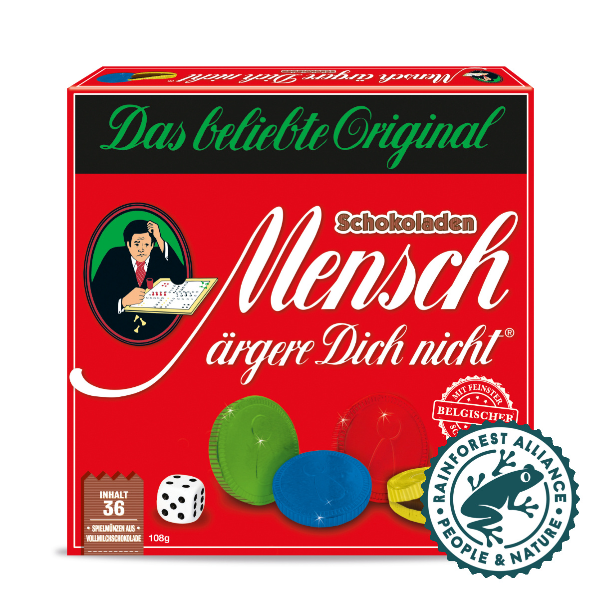Starkfried Gmbh Don't Get Angry Man Chocolate Game With Belgian Chocolate 108g
