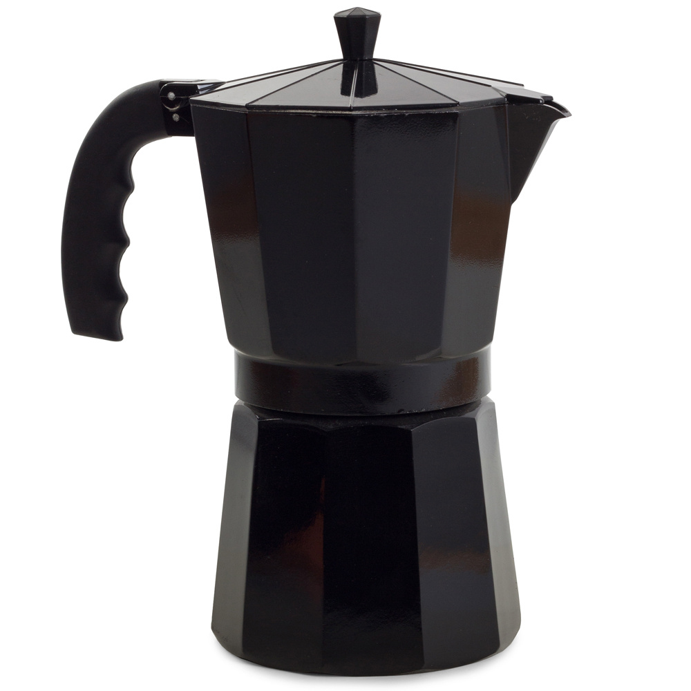 TEMU Coffee Maker Espresso Aluminum 600ml For 12 Cups Classic Pressure Coffee Maker For Solid Lightweight And Durable Construction Ground Coffee