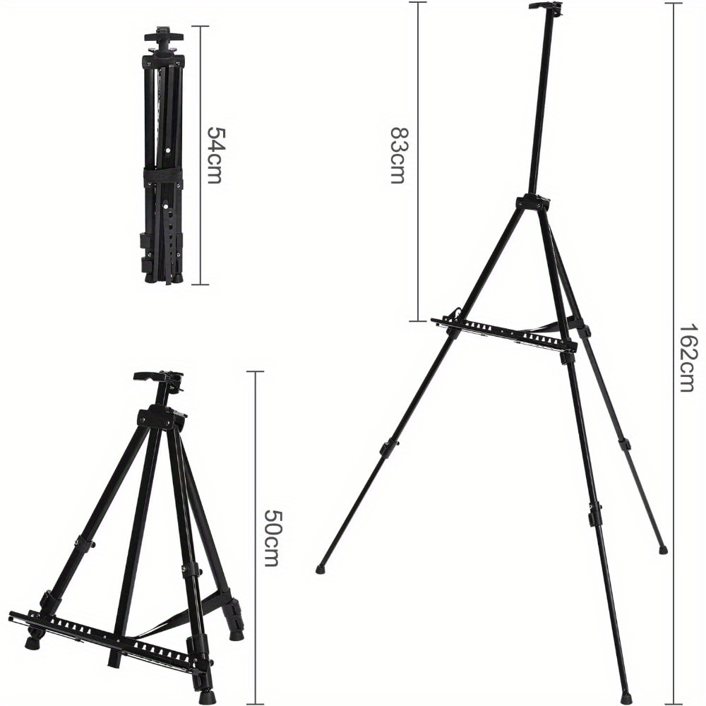 Adjustable Height Tabletop & Floor Art Easel
