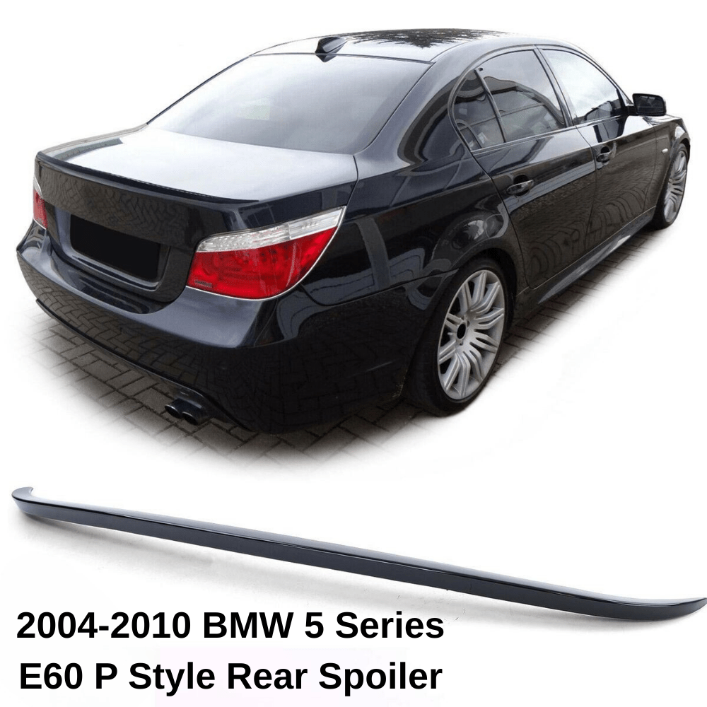 Rear Spoiler For E60 2004-2010 Rear Spoiler Professionally Painted Abs Plastic