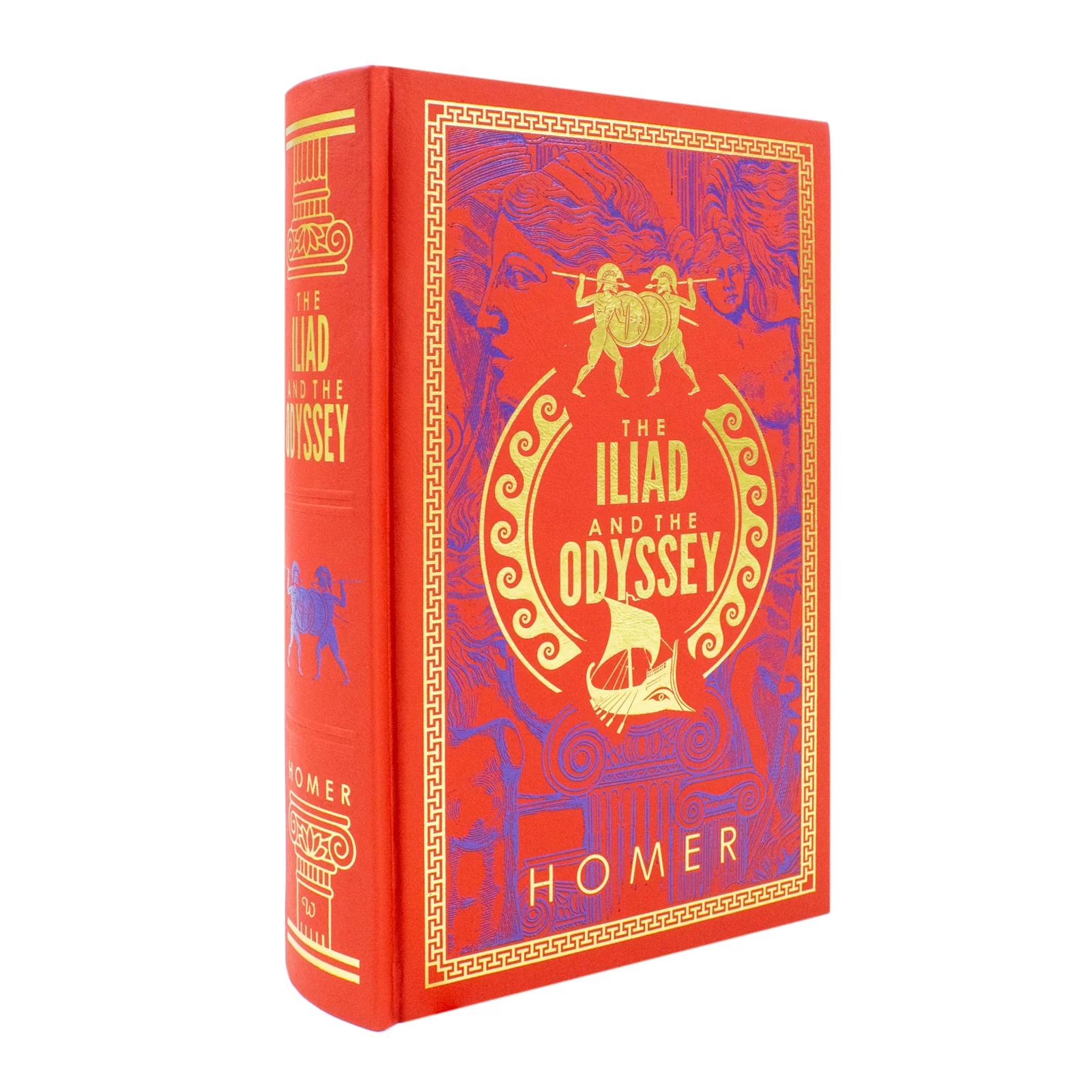 The Iliad and The Odyssey (Leather-bound) by Homer - Fiction - Paperback