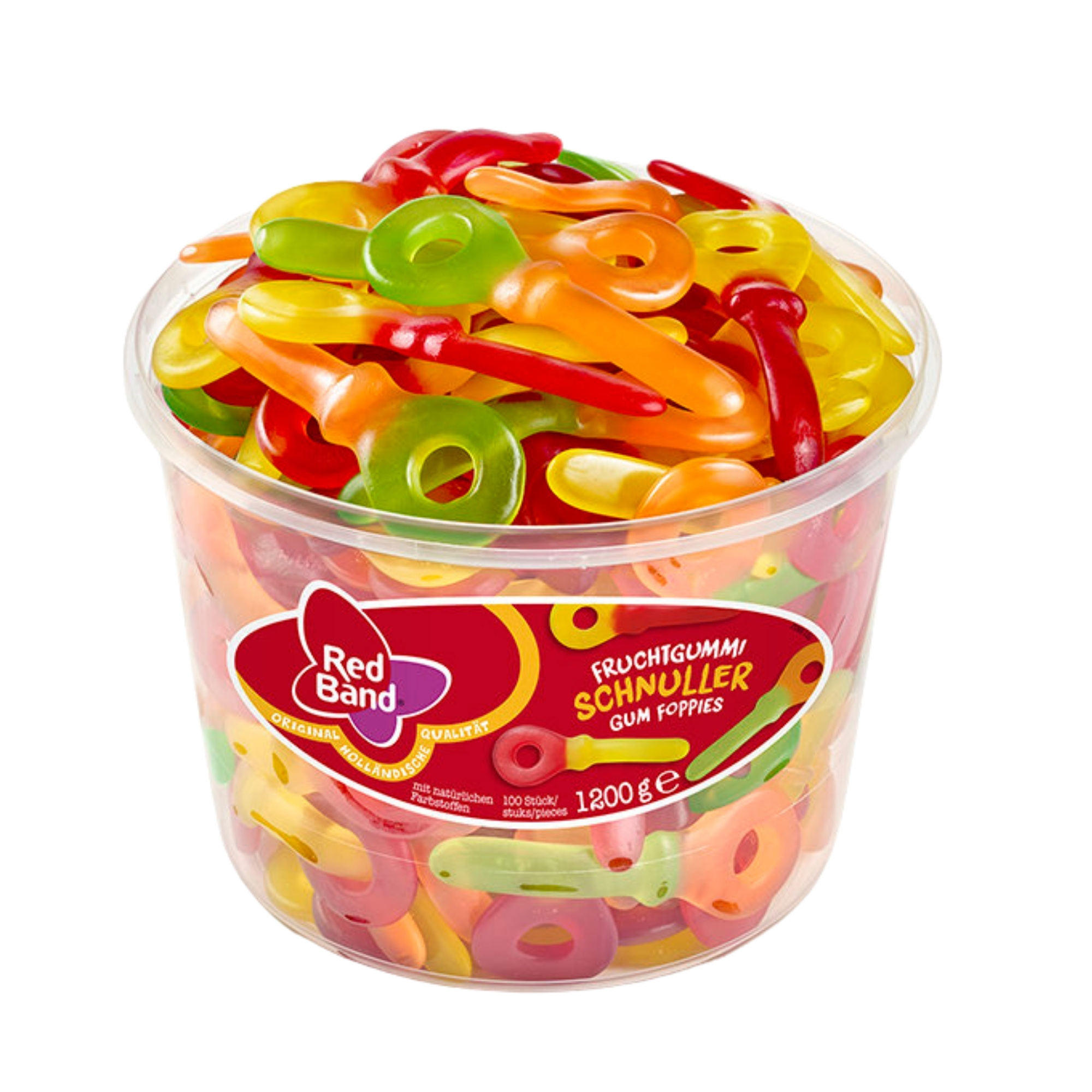 TEMU Red Band Fruit Gummy Candy Box