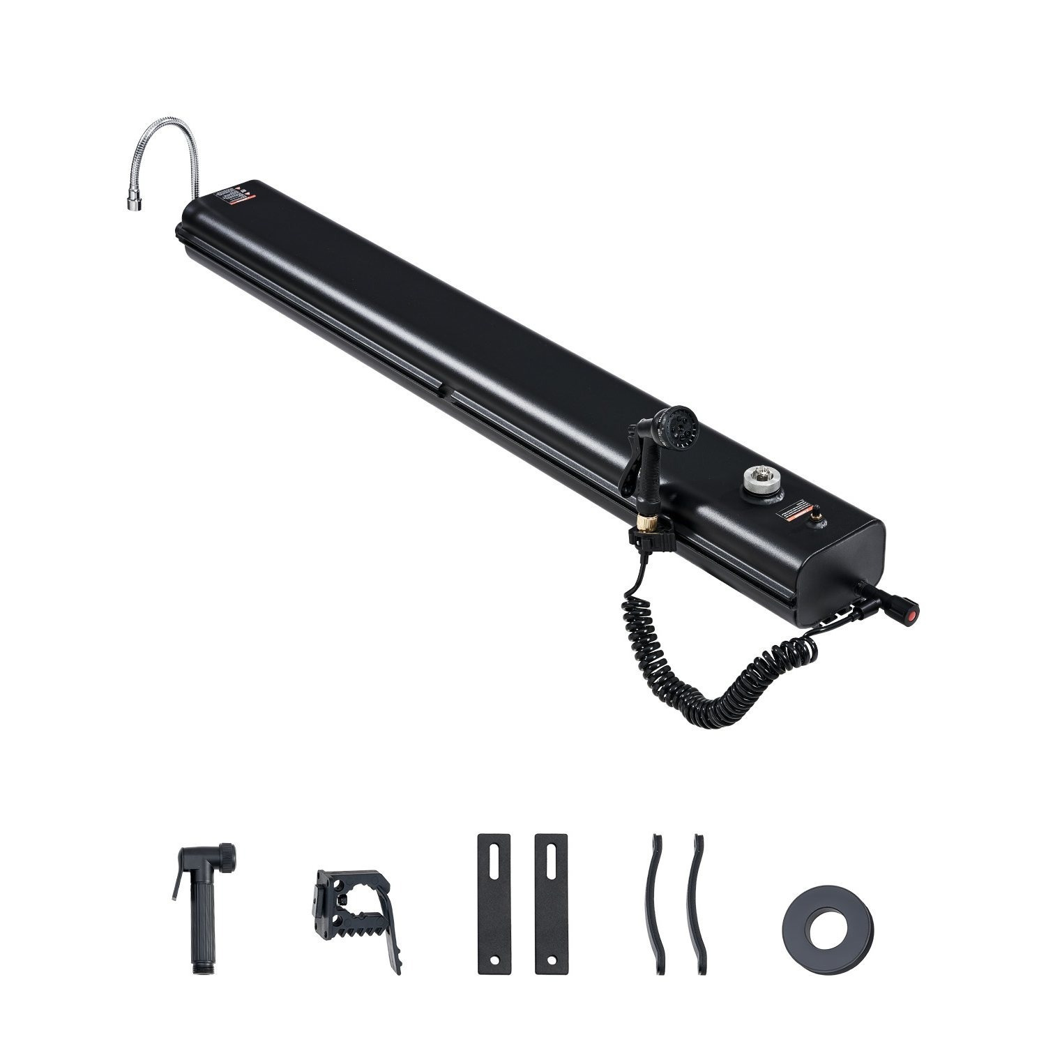 Vevor 7 Gal Roof Rack Water Tank Portable Water Tank With Splash-guard Panel
