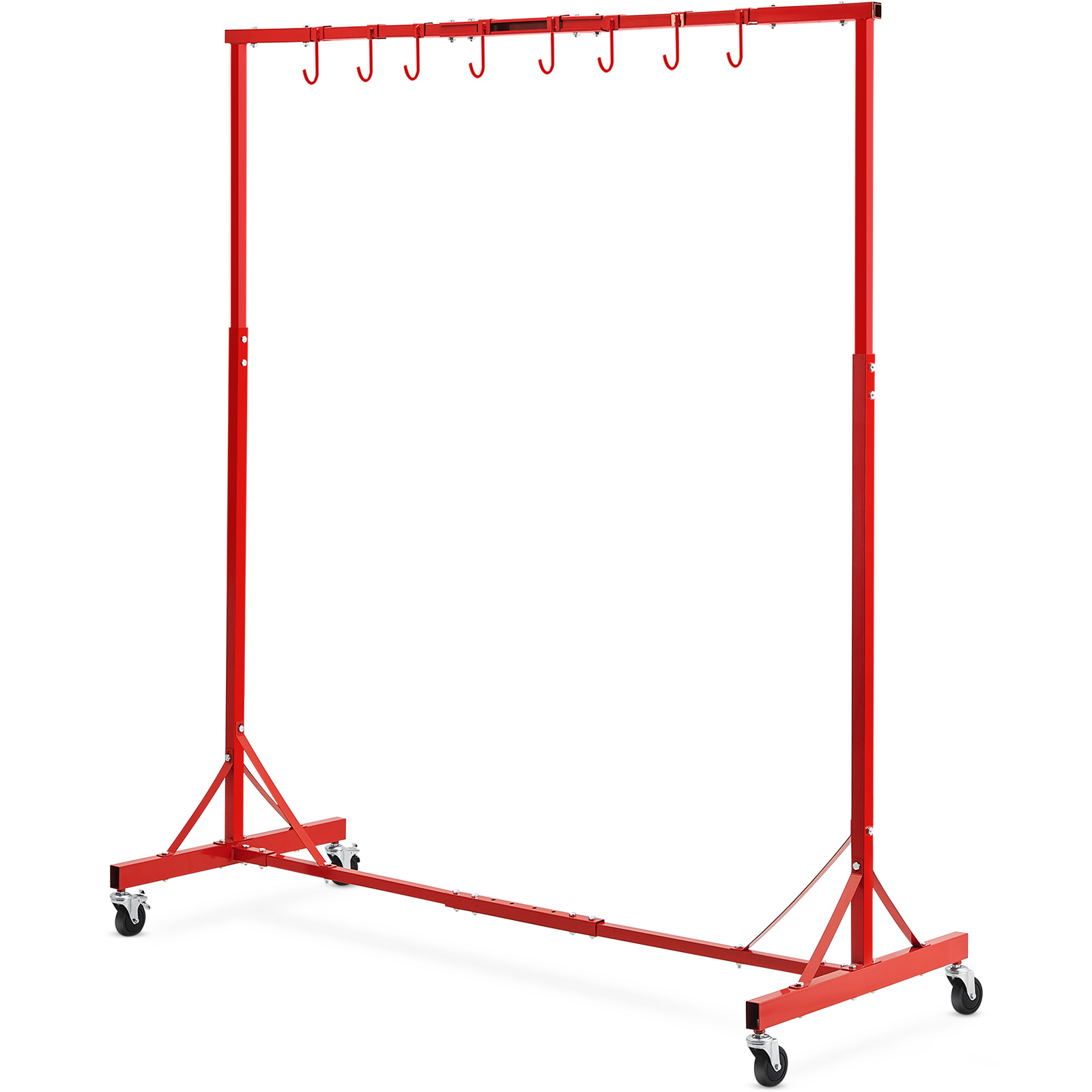 Vevor Painting Rack Adjustable Paint Hanger 8 Hooks Auto Body Painting Stand