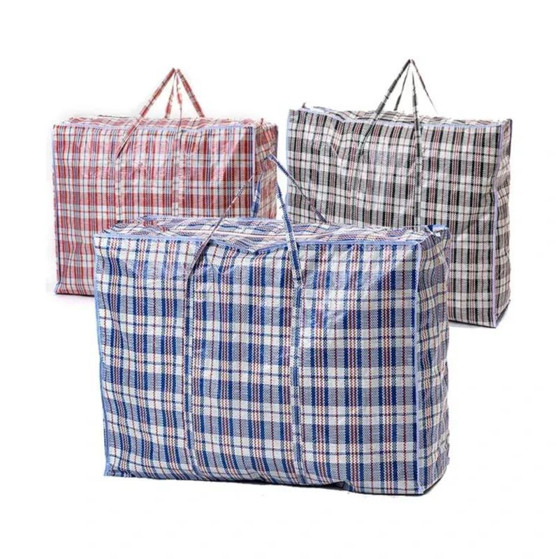 TEMU 10 Pack Of Extra Value Large Strong And Durable Laundry Bags 60 X 50cm | Ideal For Laundry//shopping/storage | Reusable Jumbo Zip Bags (, 10,