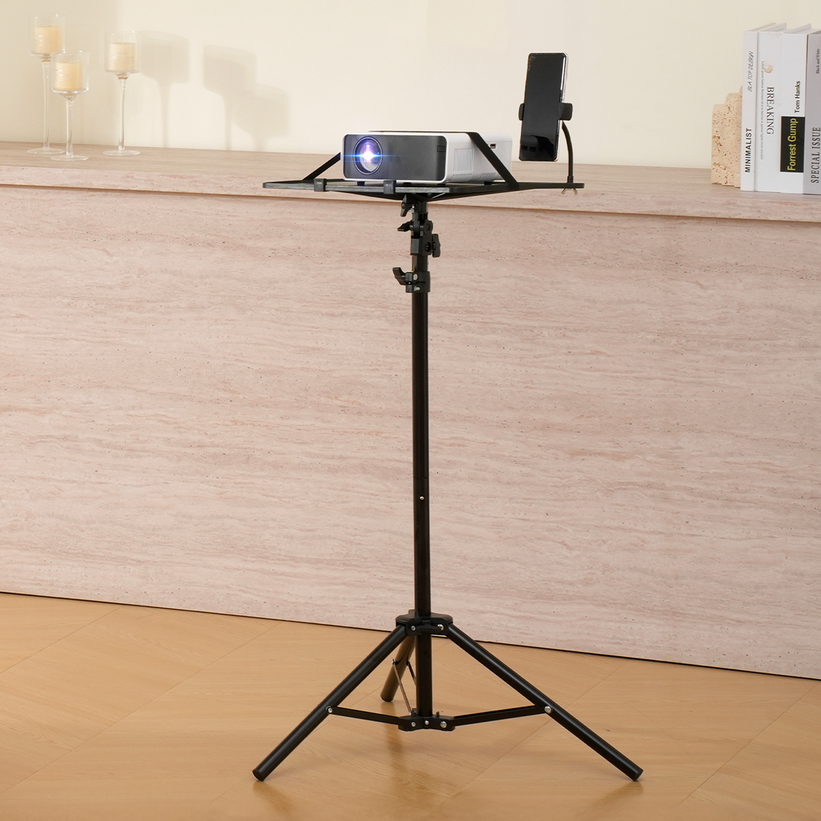   projector stand laptop stand tripod altezza regolabile da 26,97 a 63 pollici Dettagli dell'articolo 8