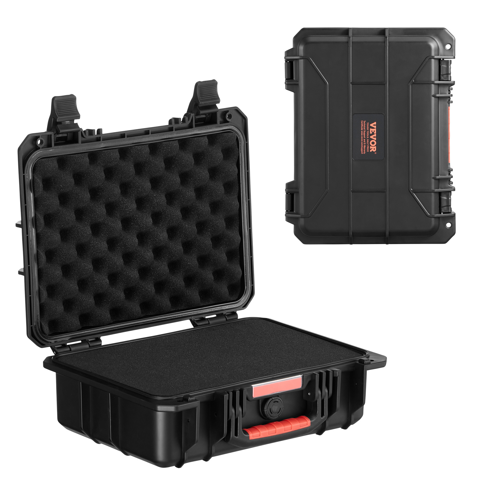 Vevor 0.56 Cu.ft Weatherproof Hard Case With Handle Clips Padlock Holes Pu Foam