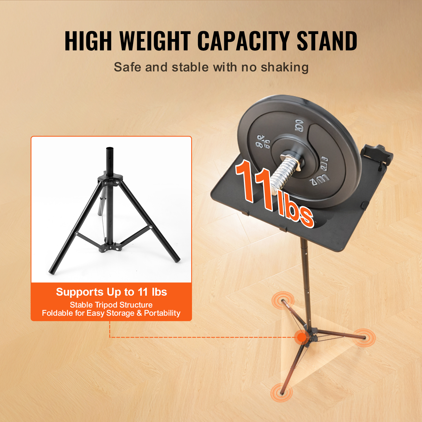   projector stand laptop stand tripod altezza regolabile da 26,97 a 63 pollici Dettagli dell'articolo 4
