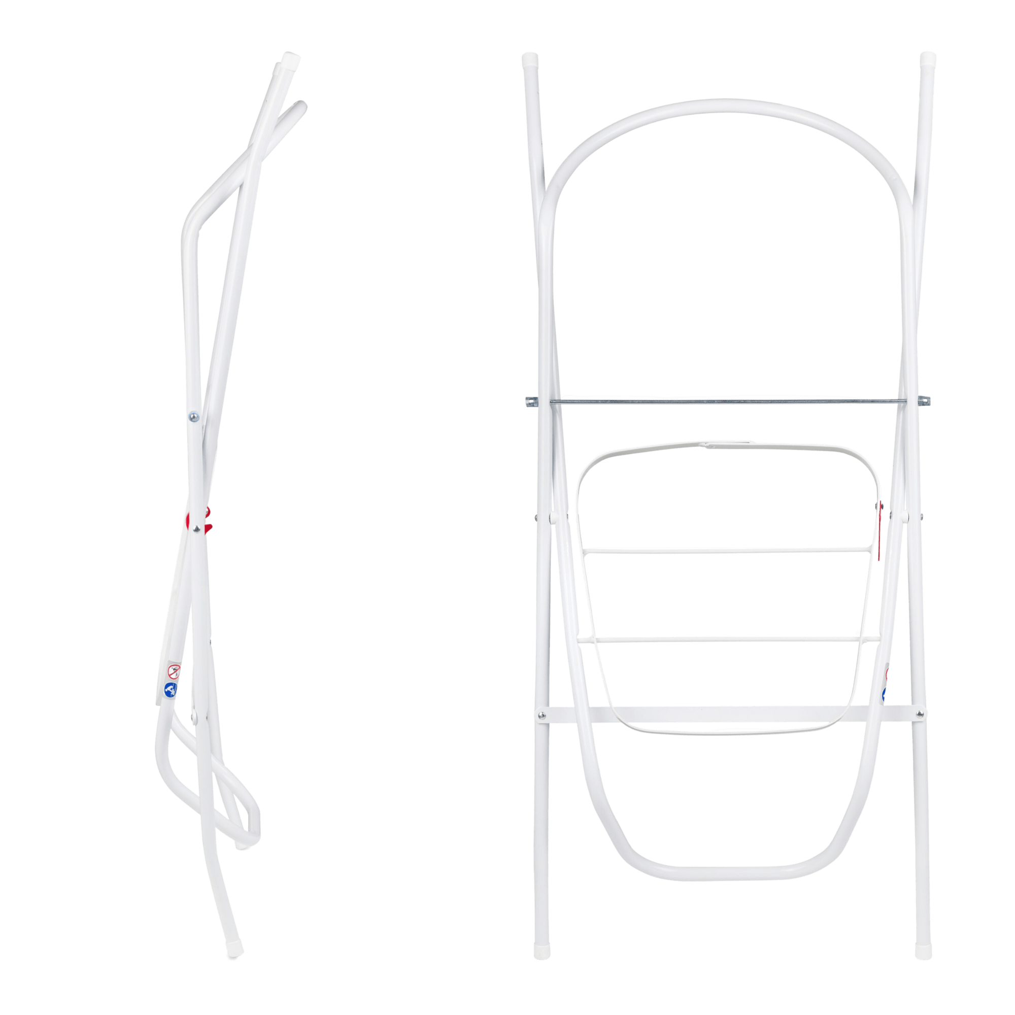Image of Baby Bathtub Stand - Sturdy, Simple, And Practical For Bathing - 84cm Baby Bathtub Support - Made Of Steel, White