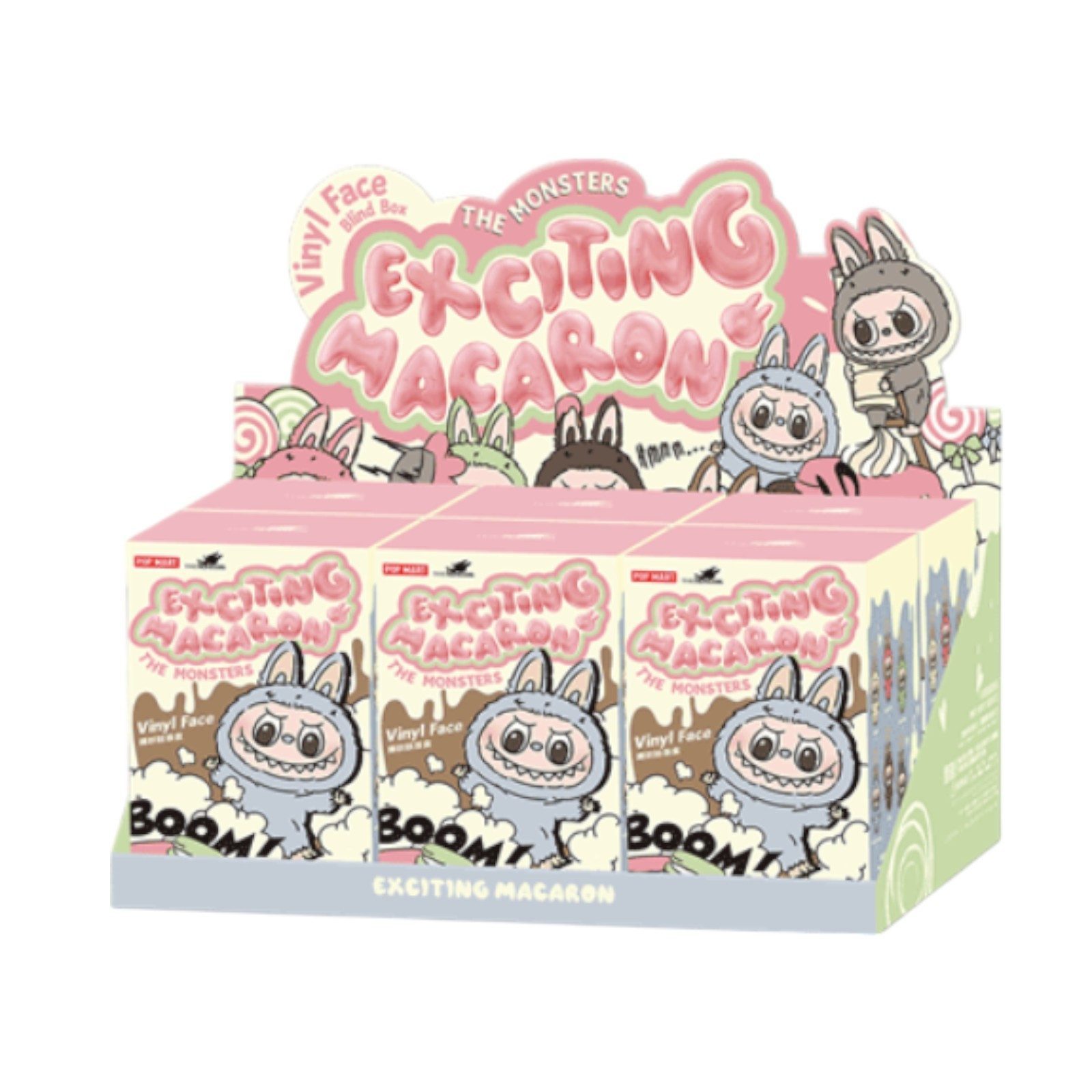 Pop Mart Labubu Macaron Whole Set – Authentic Original Collectible Toy Figure, Surprise Blind Box, Official Pop Mart