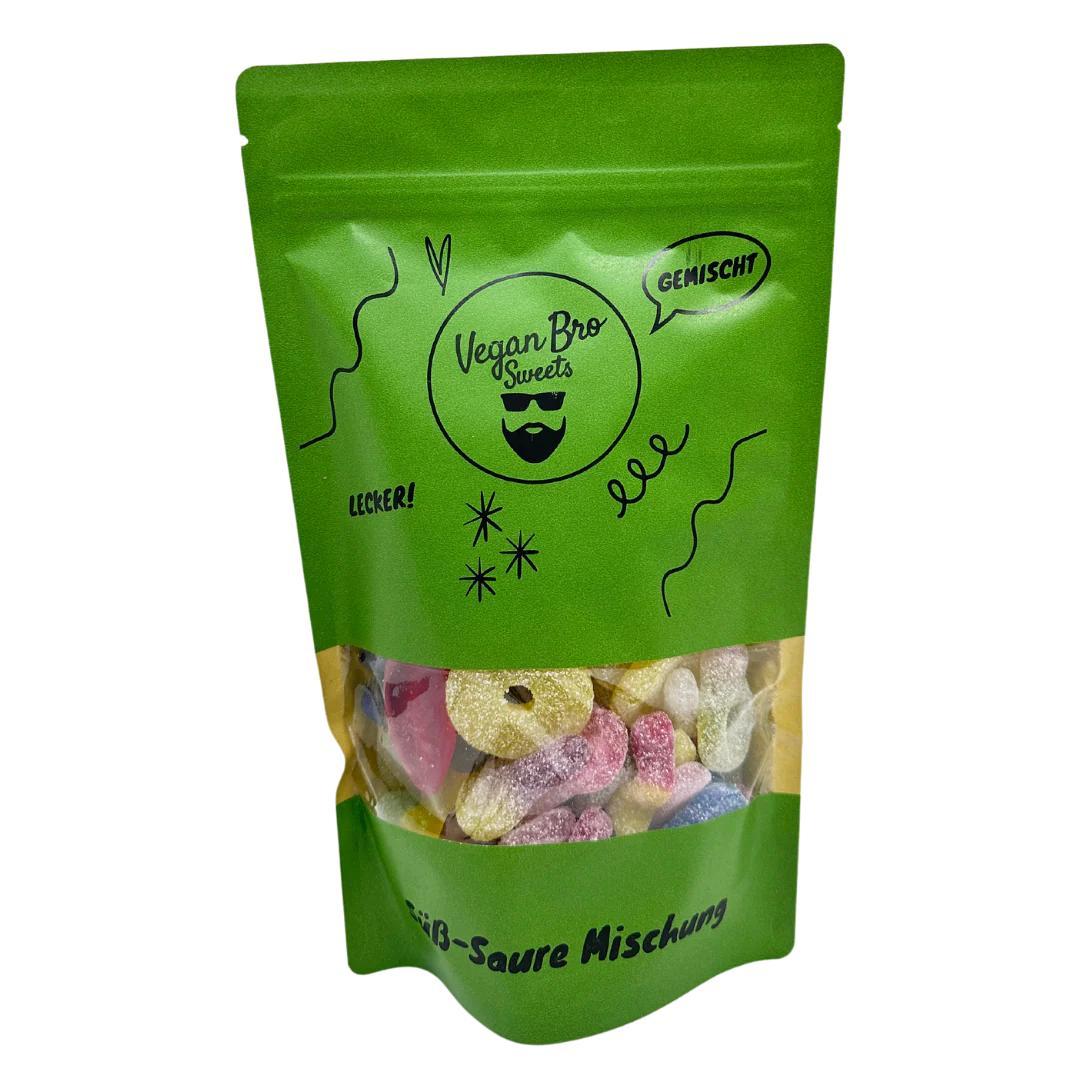 Vegan Bro Sweets Big Bag - 500g Vegan Gummy Candy Mixed Bag, Halal