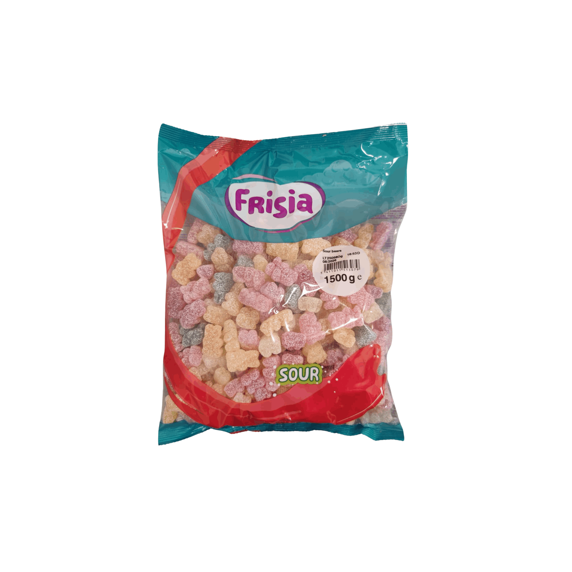 Frisia Sour Bears 1.5kg Fruit Gum Sour Bears Gummies