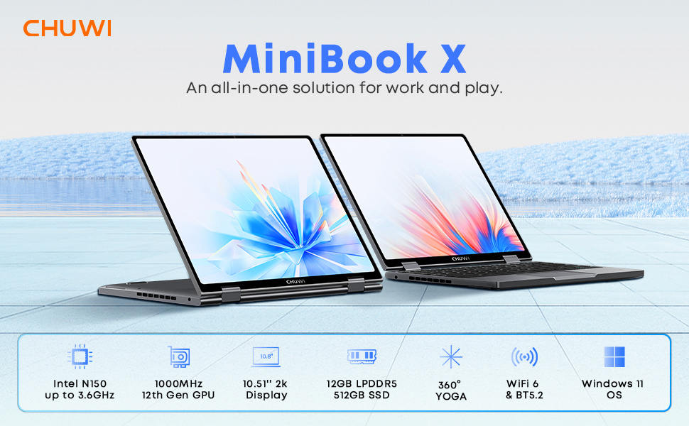     x   laptop 360 yoga 10 51   mini computer 16gb lpddr5 512gb ssd 2tb ssd expand   convertible pc backlit keyboard wifi 6 notebook details 0