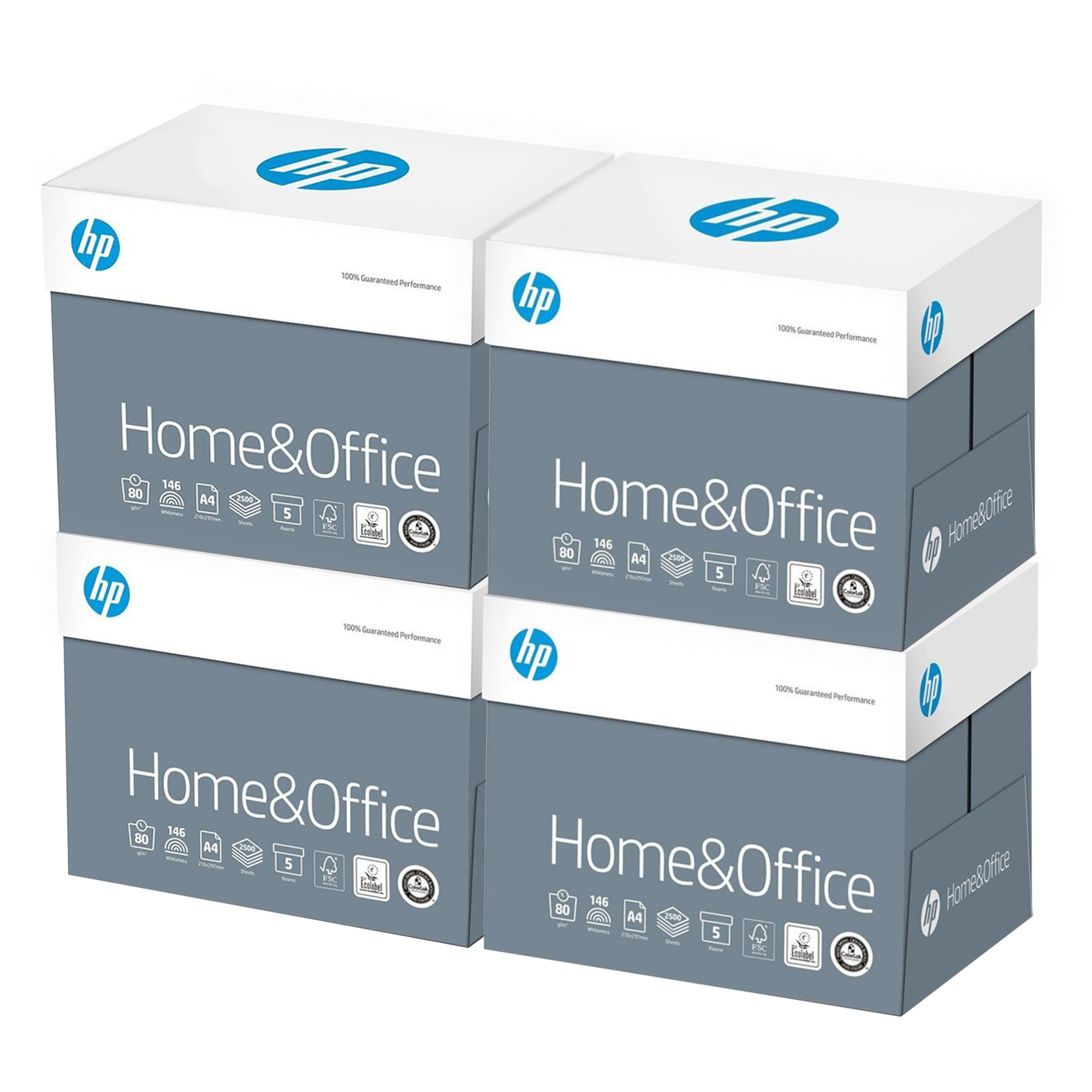 Copier Paper - 10,000 Sheets - Chp150 - - Din A4 - 80g - White - Copier Paper For Home And Office - 20 X 500 Sheets