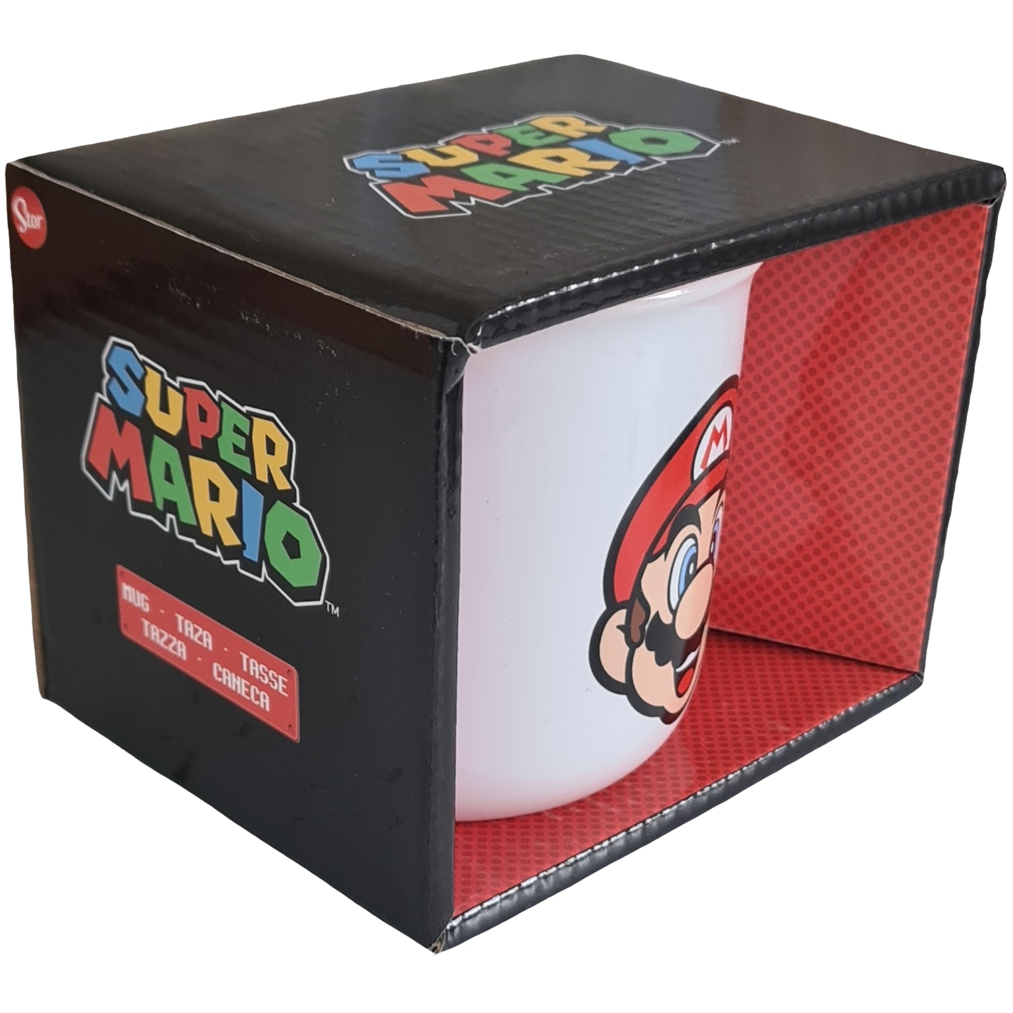 Keramische Mok voor Kinderen in Geschenkdoos - Mario Ontwerp, 400ml