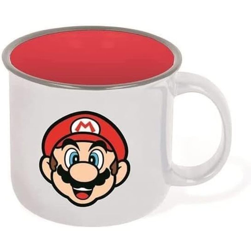 Keramische Mok voor Kinderen in Geschenkdoos - Mario Ontwerp, 400ml
