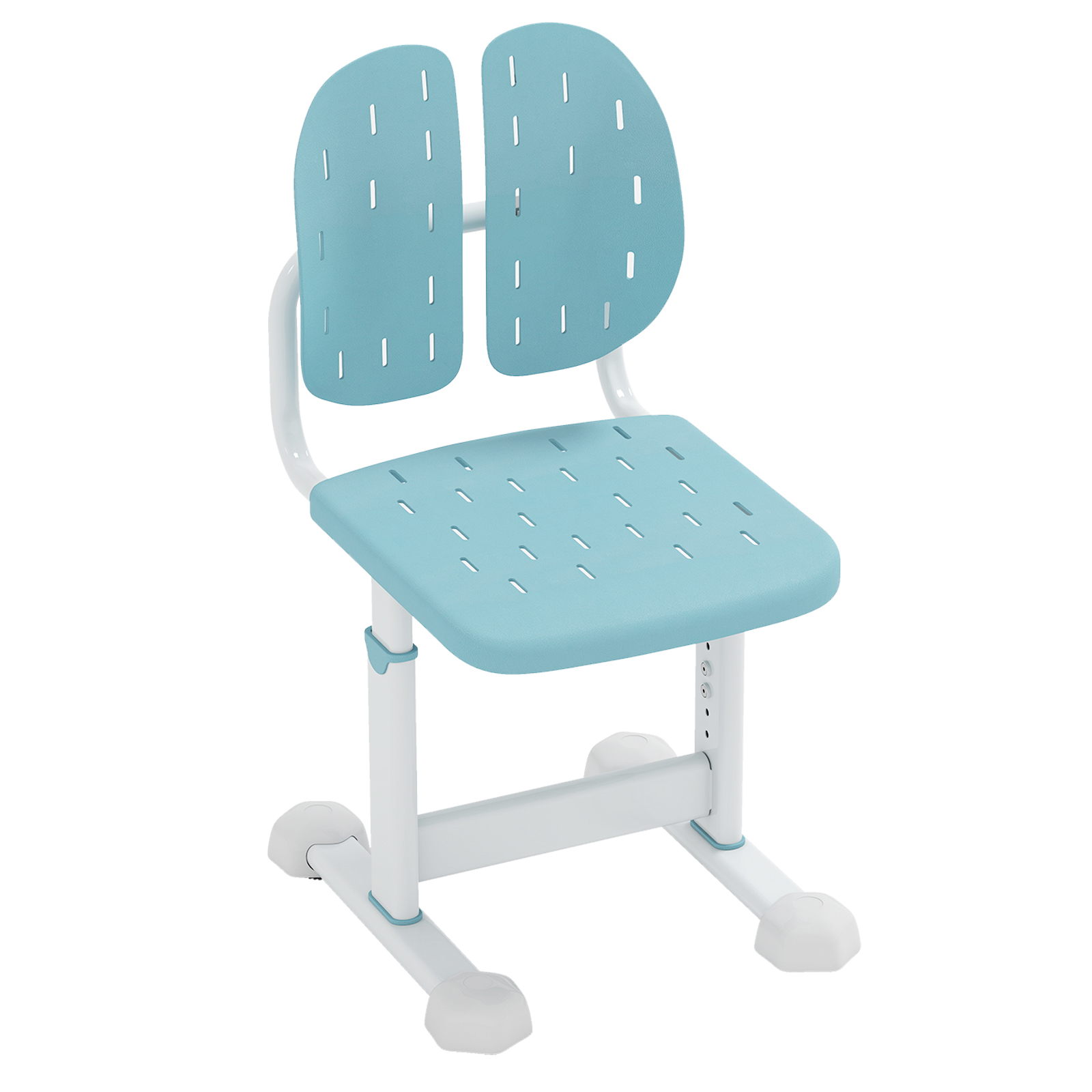 Height-adjustable Kid's Desk Chair, Children Study Chair W/ Support & Breathable Seat, Heavy Duty Metal Frame, Computer Chair For 3+ Years Old , Blue